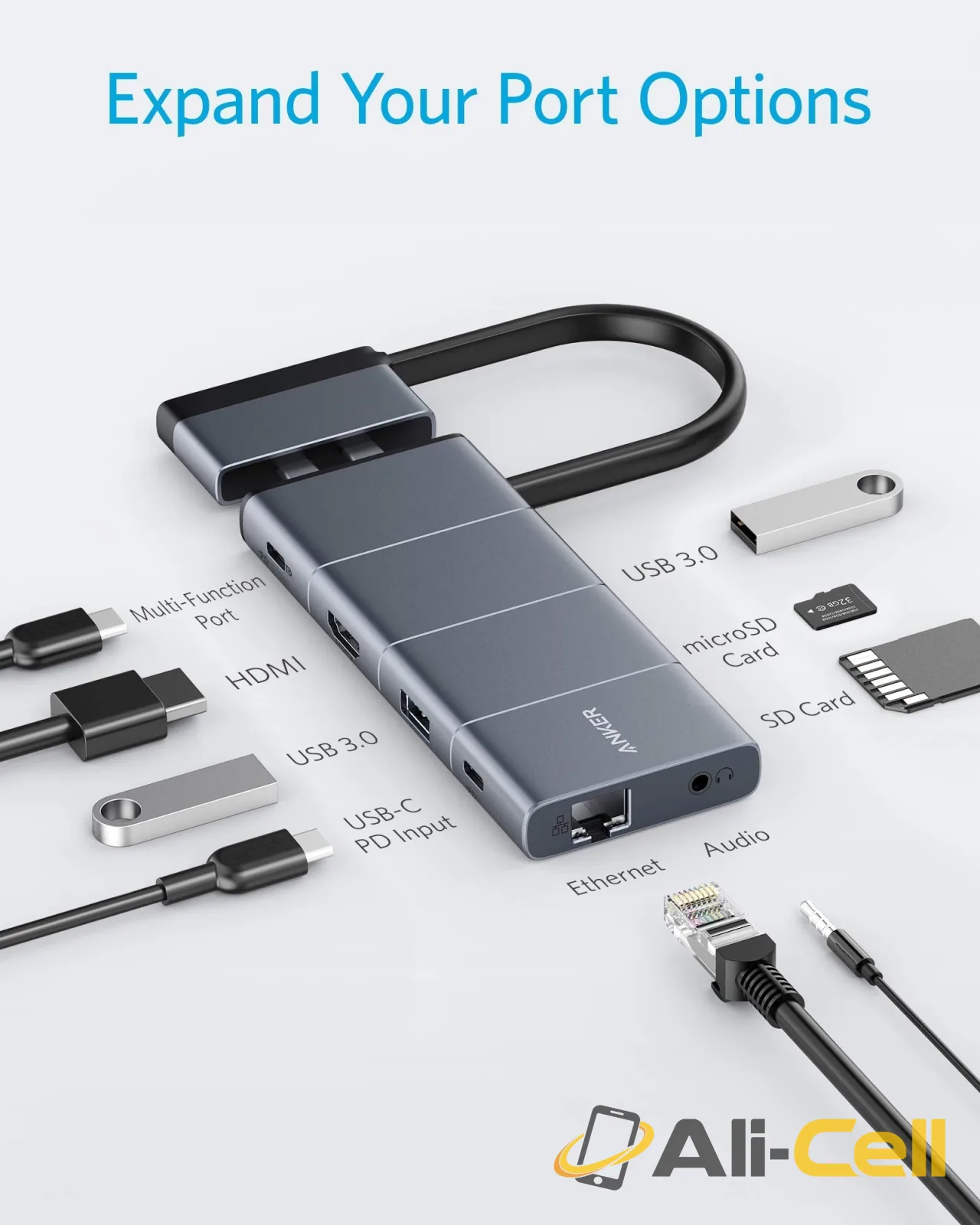 PowerExpand 9-in-2 USB-C Media Hub — 3