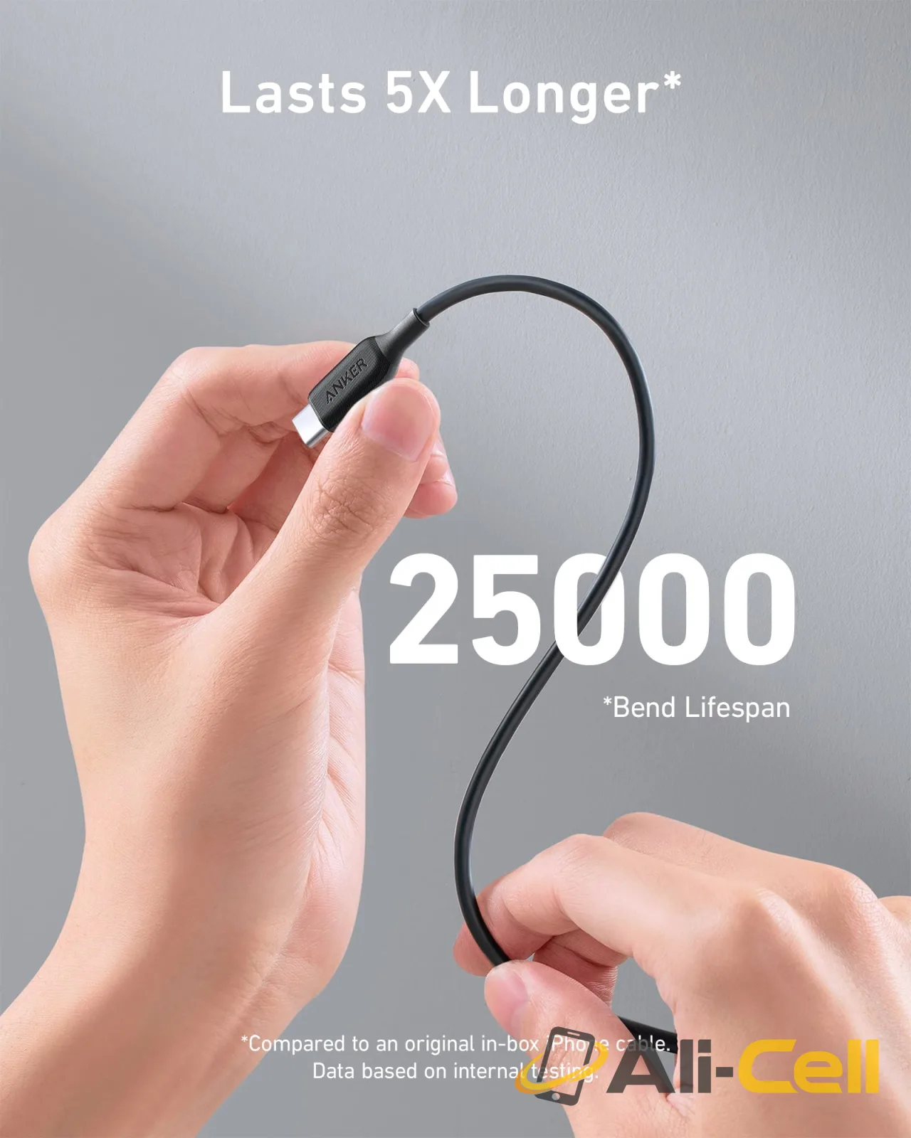 Anker 543 USB-C to USB-C Cable (6 ft) (Black) — 4