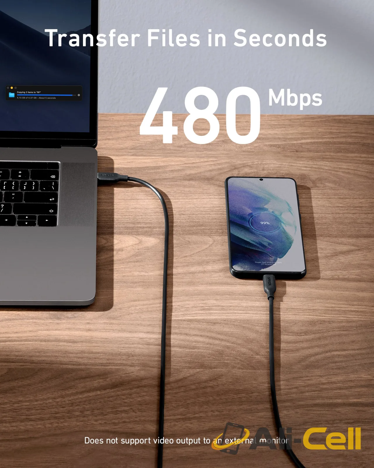 Anker 543 USB-C to USB-C Cable (6 ft) (Black) — 5