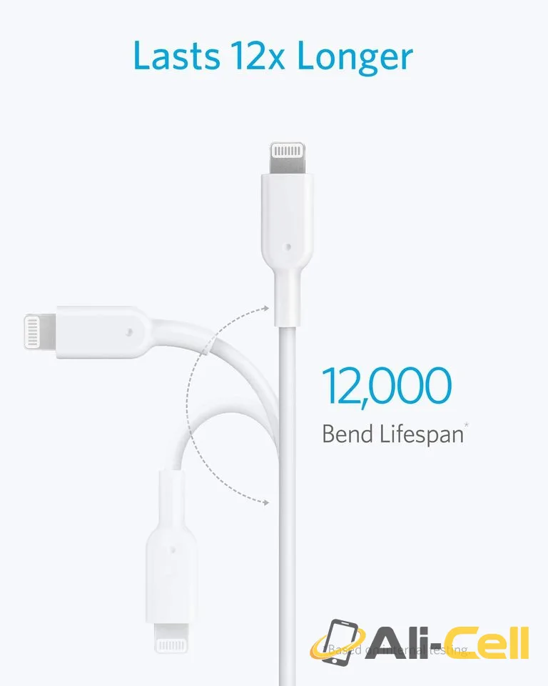 Anker 321 USB-C to Lightning Cable (White) — 4