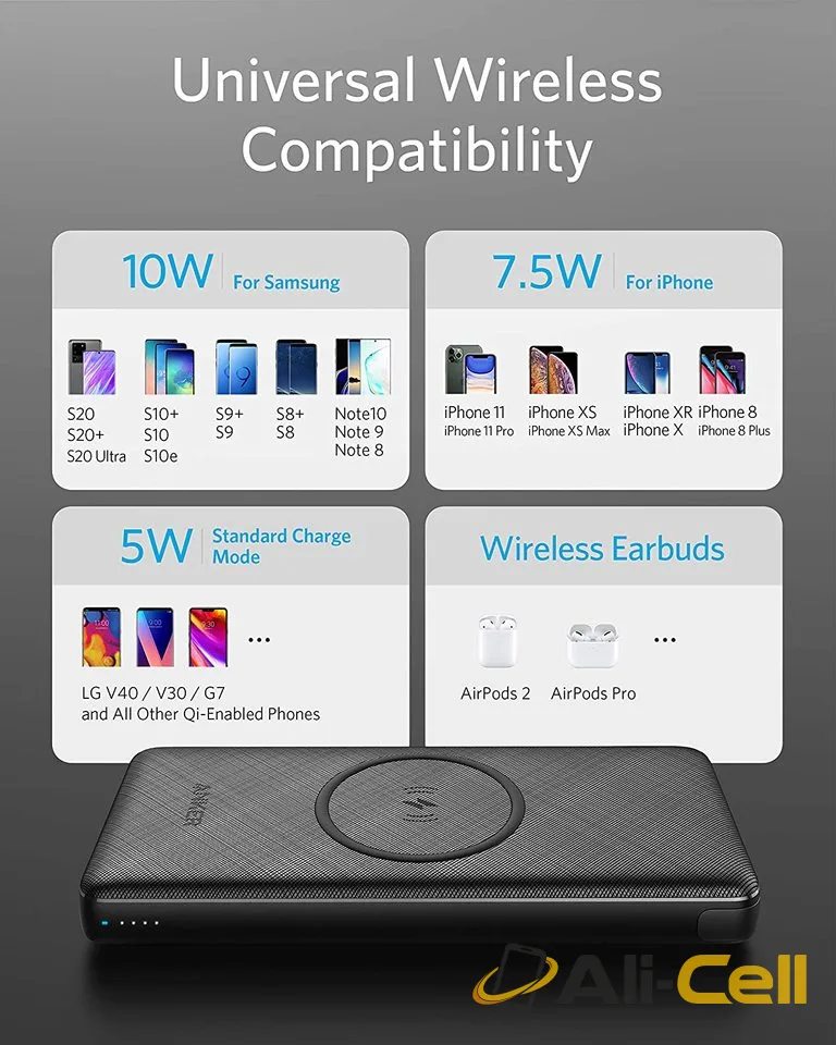Anker 533 Wireless Power Bank (PowerCore 10K) — 4