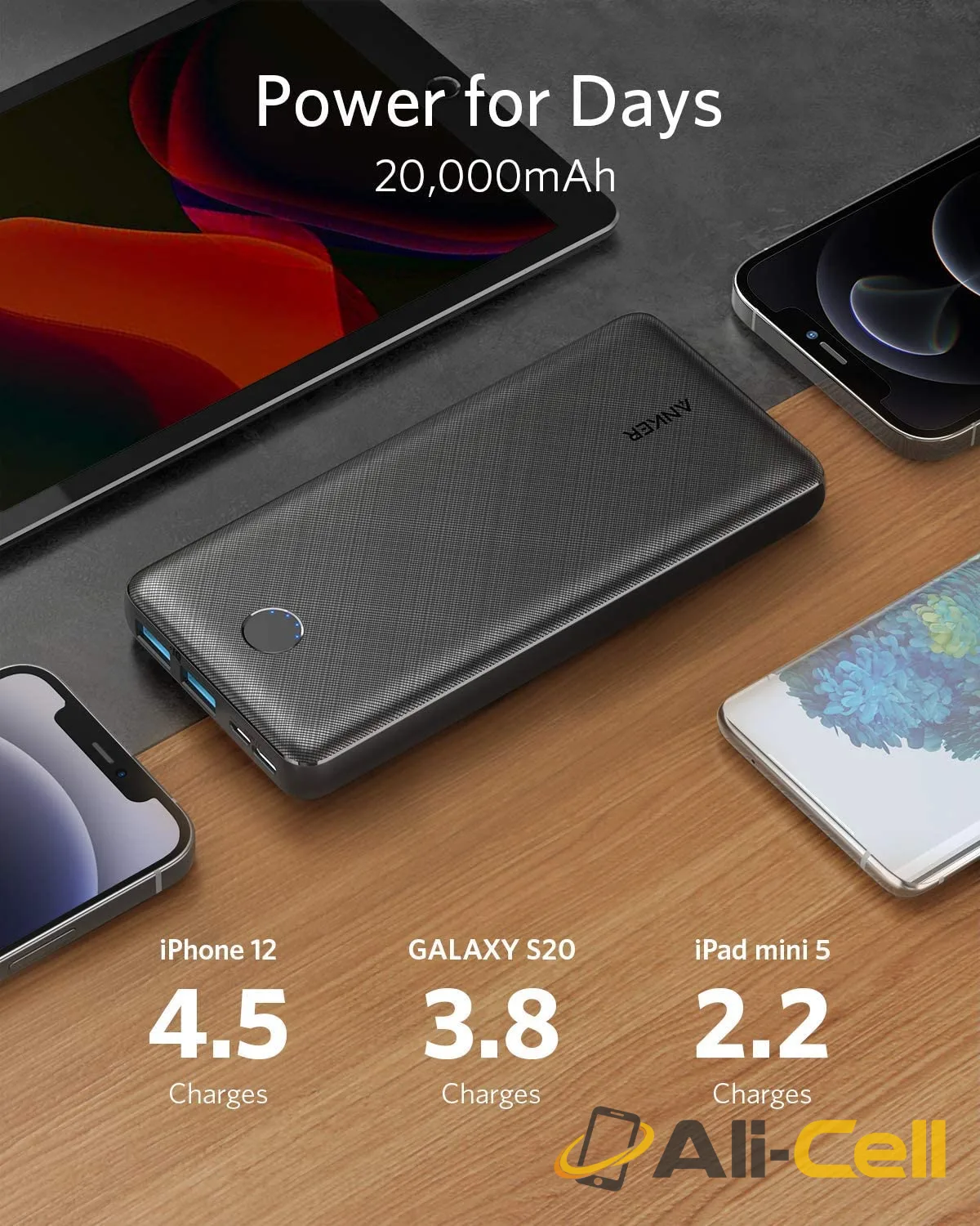 Anker 325 Power Bank (PowerCore 20K) — 5