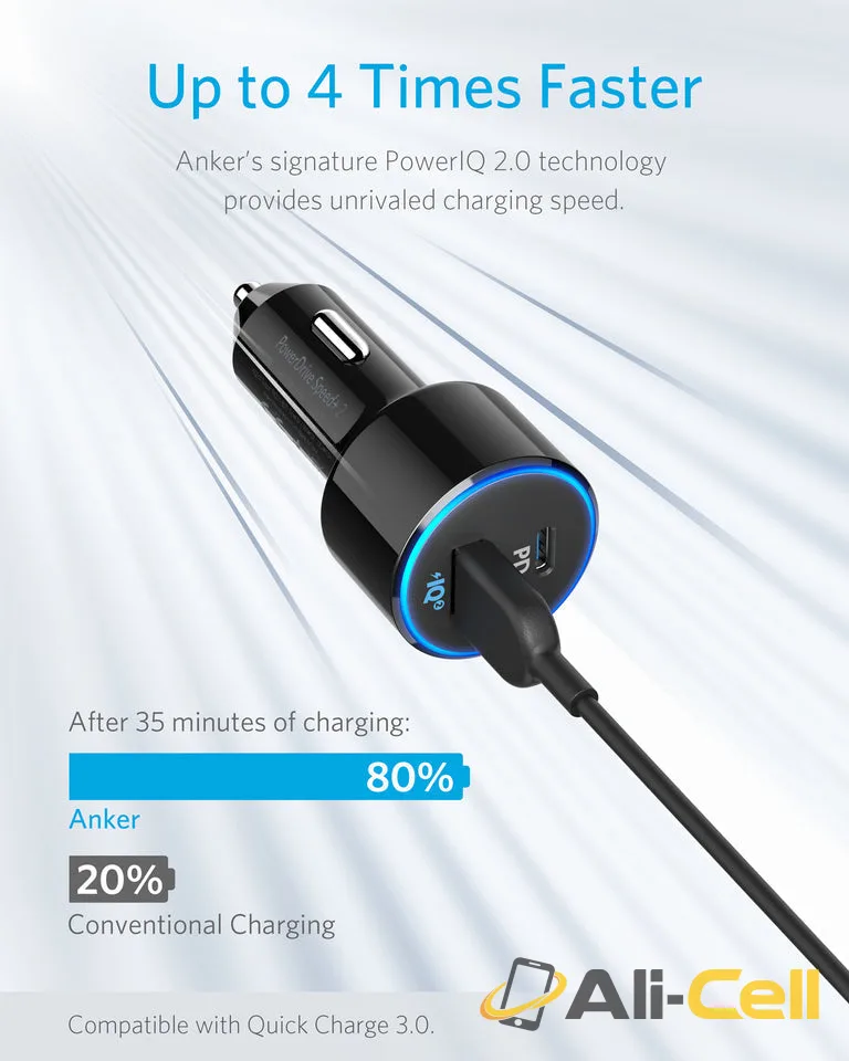 Anker PowerDrive Speed+ 2 USB C Car Charger — 3