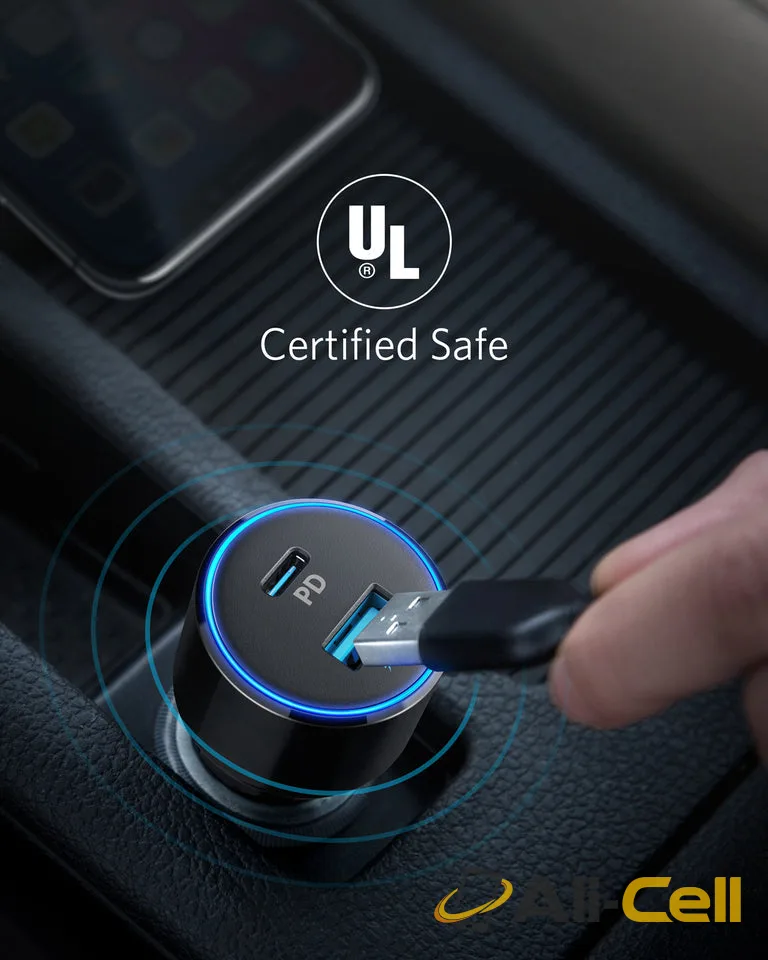 Anker PowerDrive Speed+ 2 USB C Car Charger — 5