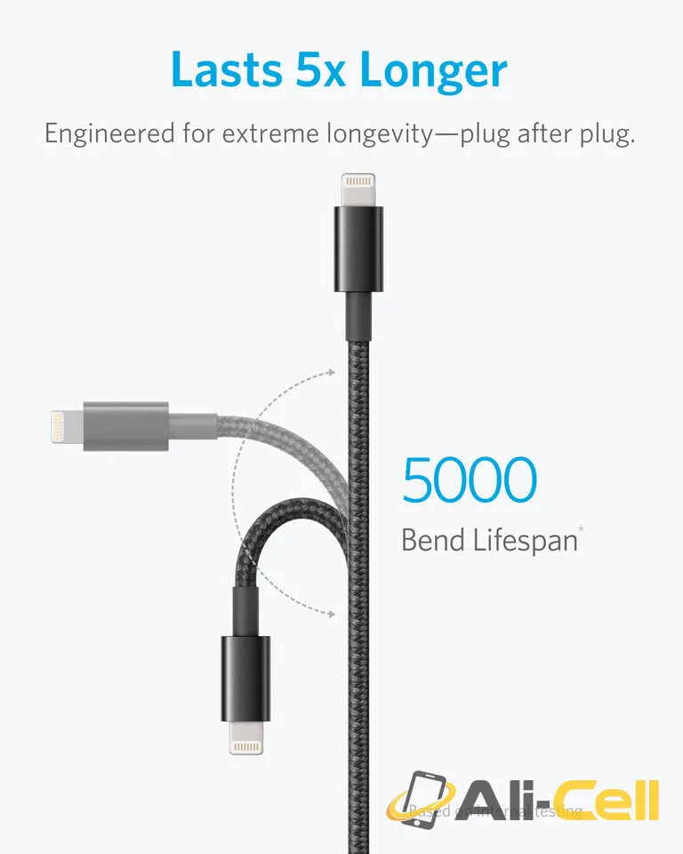 Anker 331 USB-A to Lightning Cable (Nylon) — 3