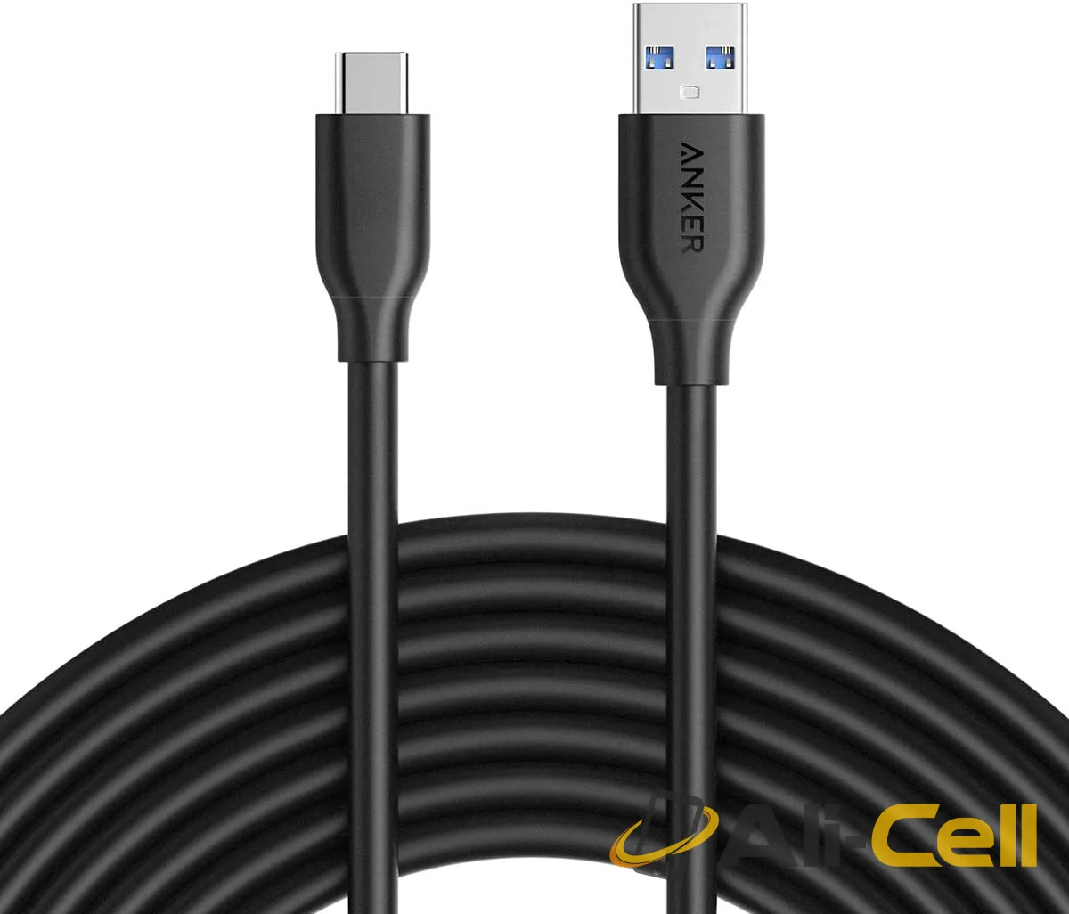 PowerLine USB-C to USB 3.0 Cable (6ft, 10ft) (Black / 10ft)