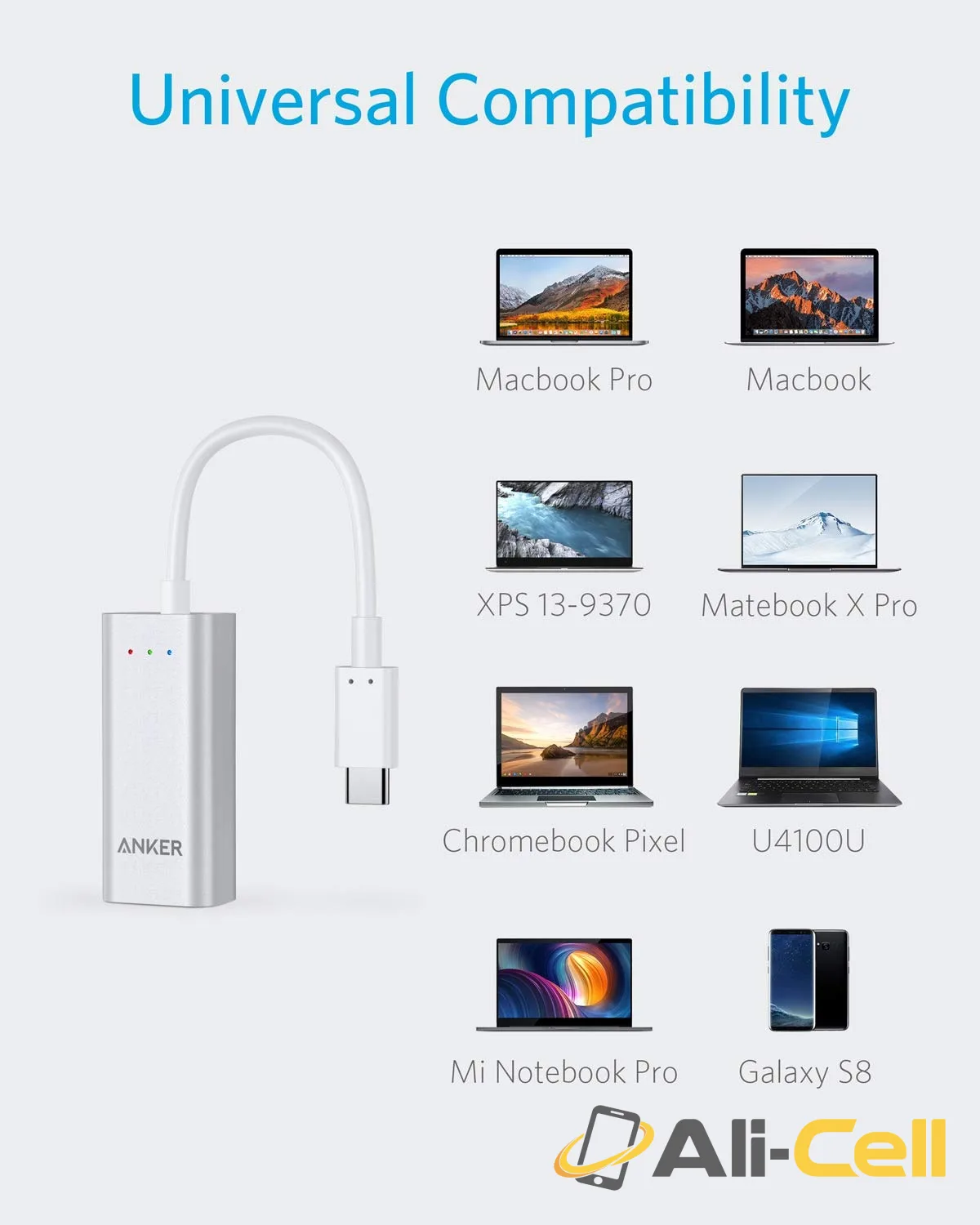 Unibody USB-C Gigabit Ethernet Adapter — 5