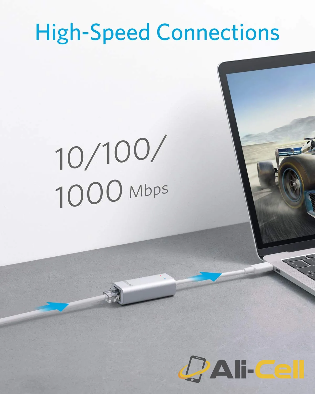 Unibody USB-C Gigabit Ethernet Adapter — 7