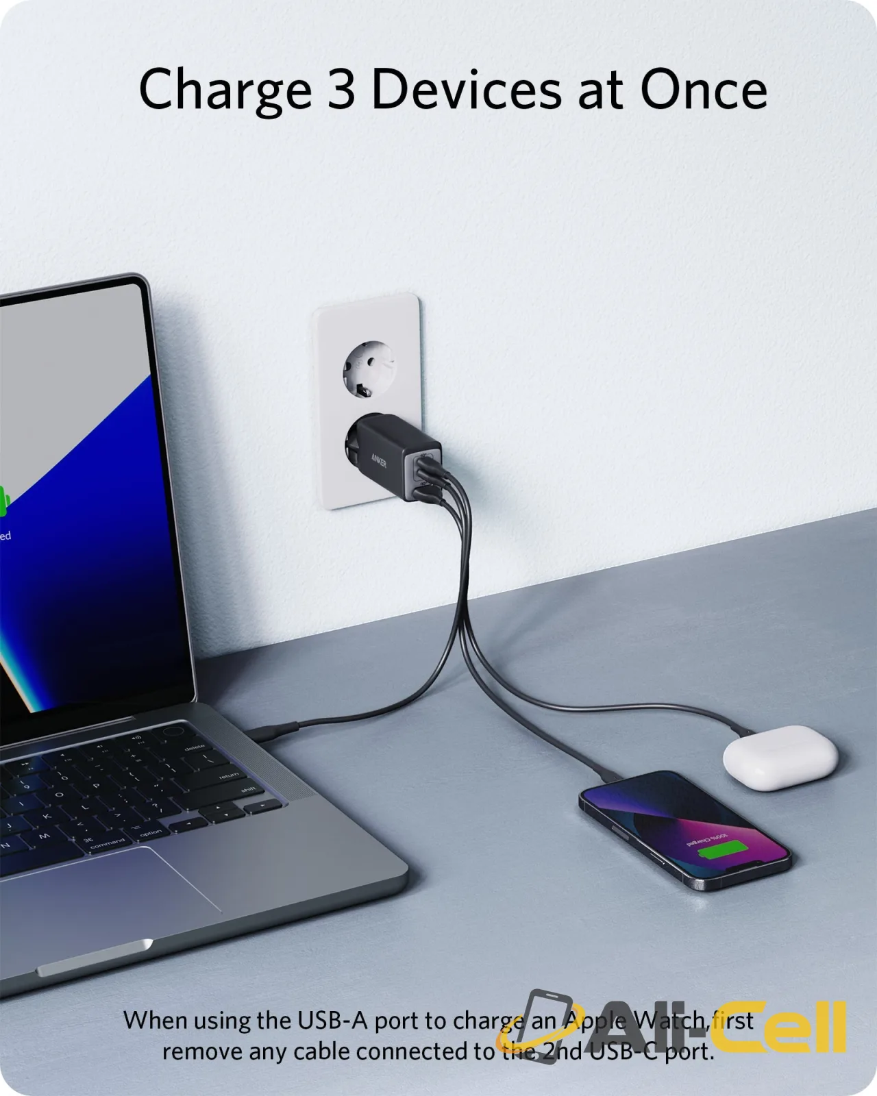 Anker 735 Charger (Nano II 65W) (Black) — 3