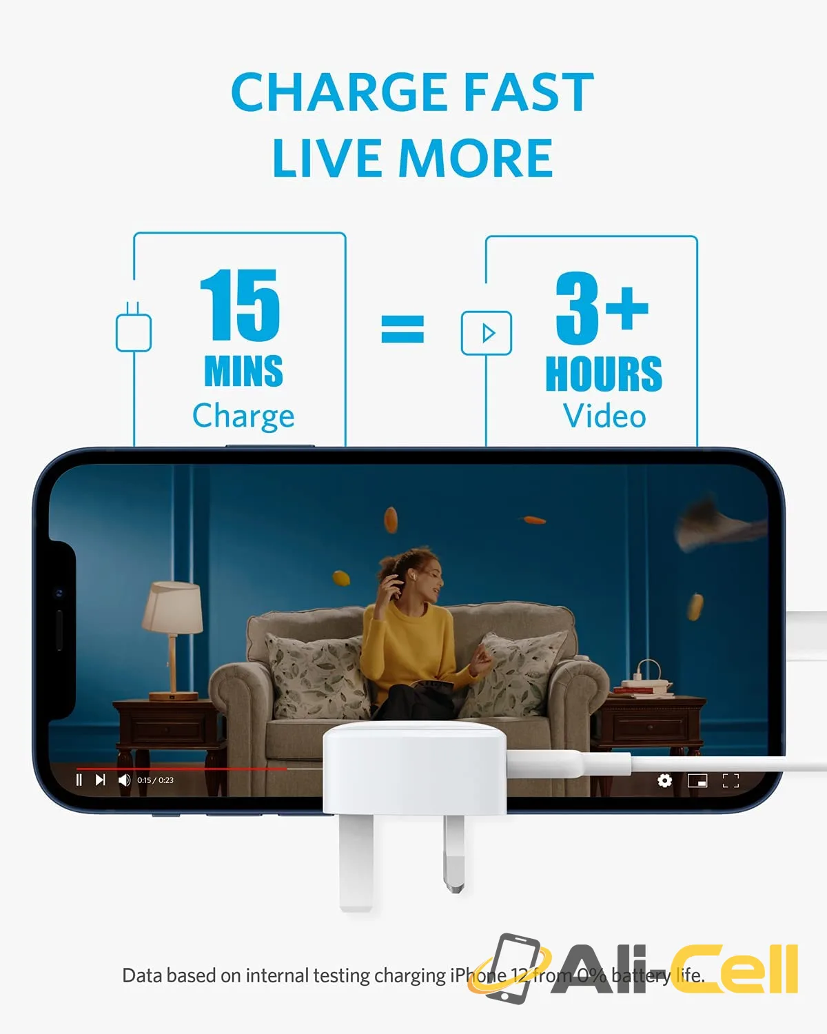 PowerPort III Nano with USB-C to Cable — 3