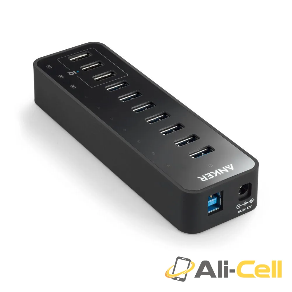 10-Port USB Hub