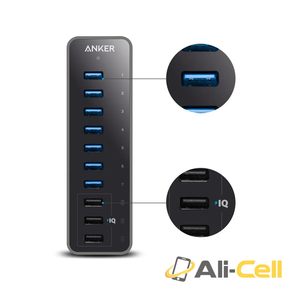 10-Port USB Hub — 3