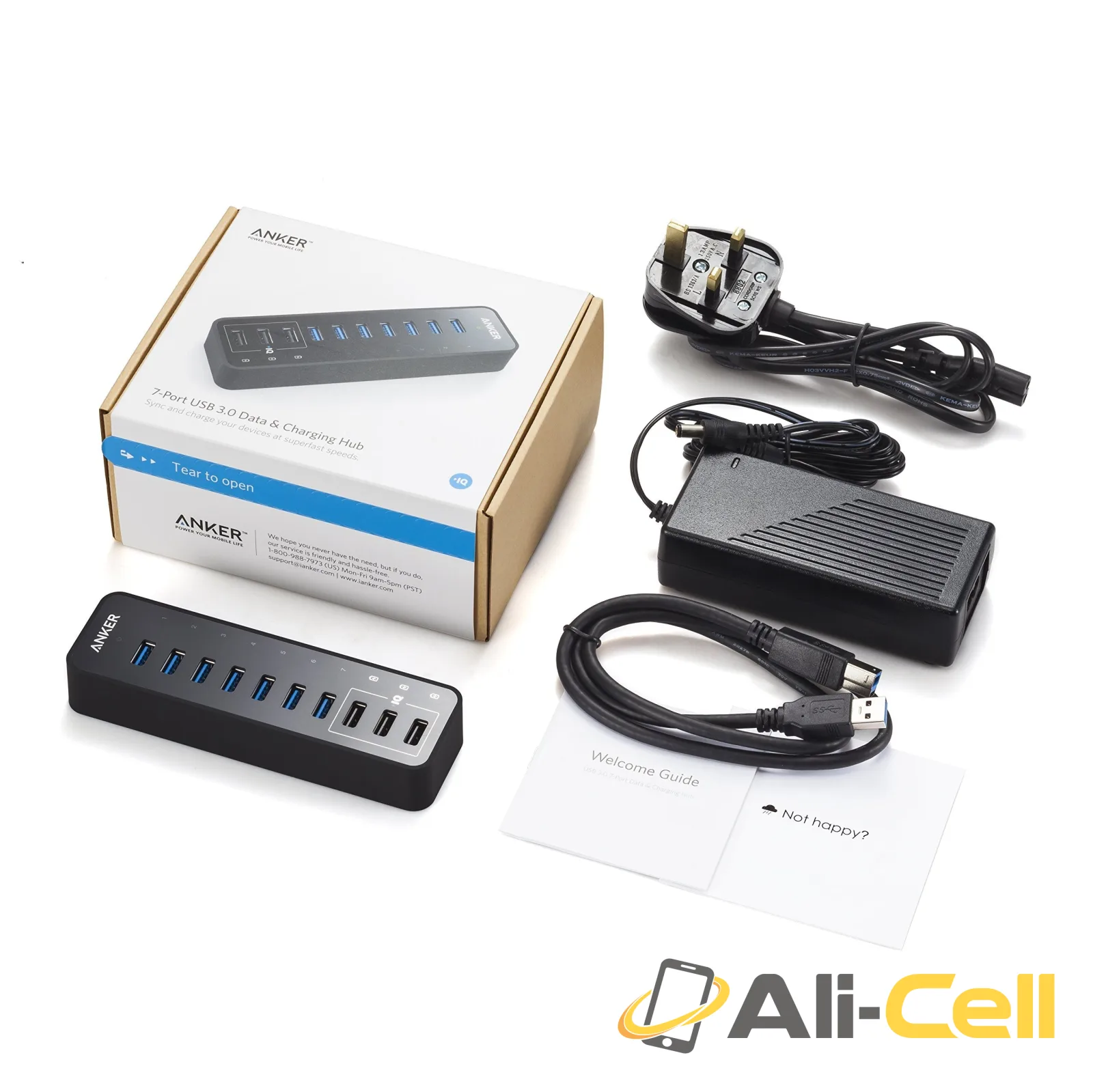 10-Port USB Hub — 4