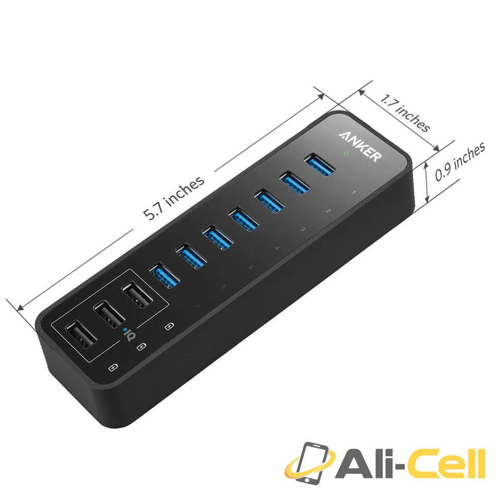 10-Port USB Hub — 6