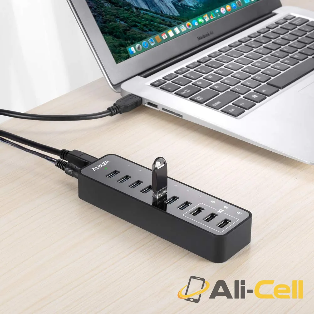 10-Port USB Hub — 7