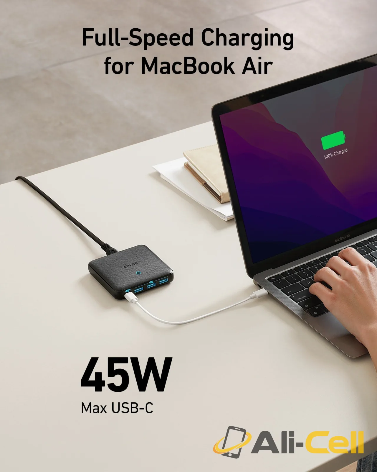 Anker 543 Charger (65W) — 4