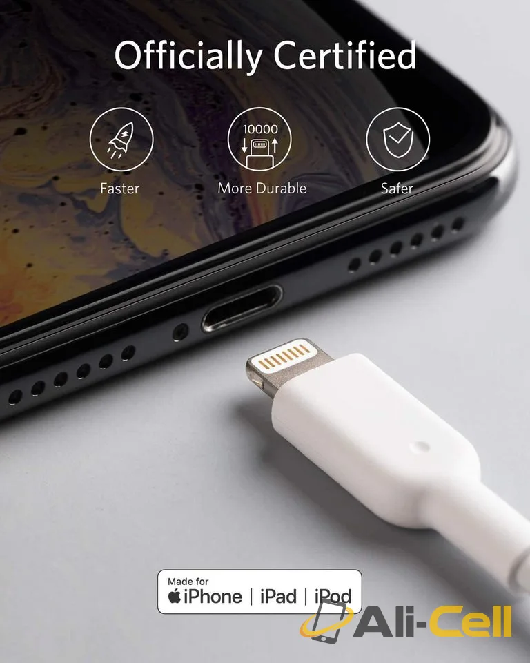 Anker 321 USB-A to Lightning Cable (0.9m / 1.8m) (Black / 1.8m) — 3