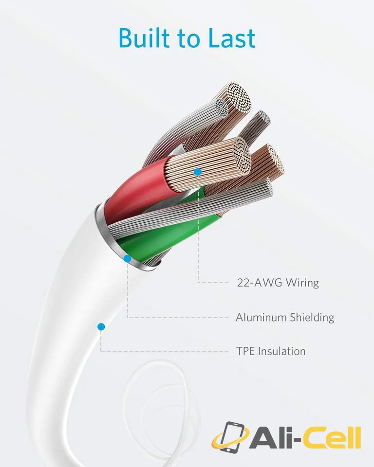 Anker 321 USB-A to Lightning Cable (0.9m / 1.8m) (Black / 1.8m) — 4