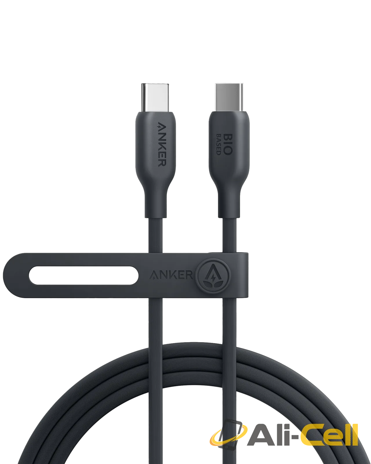 Anker 543 USB-C to USB-C Cable (3 ft / 6 ft Bio-Based) (6ft / Phantom Black)