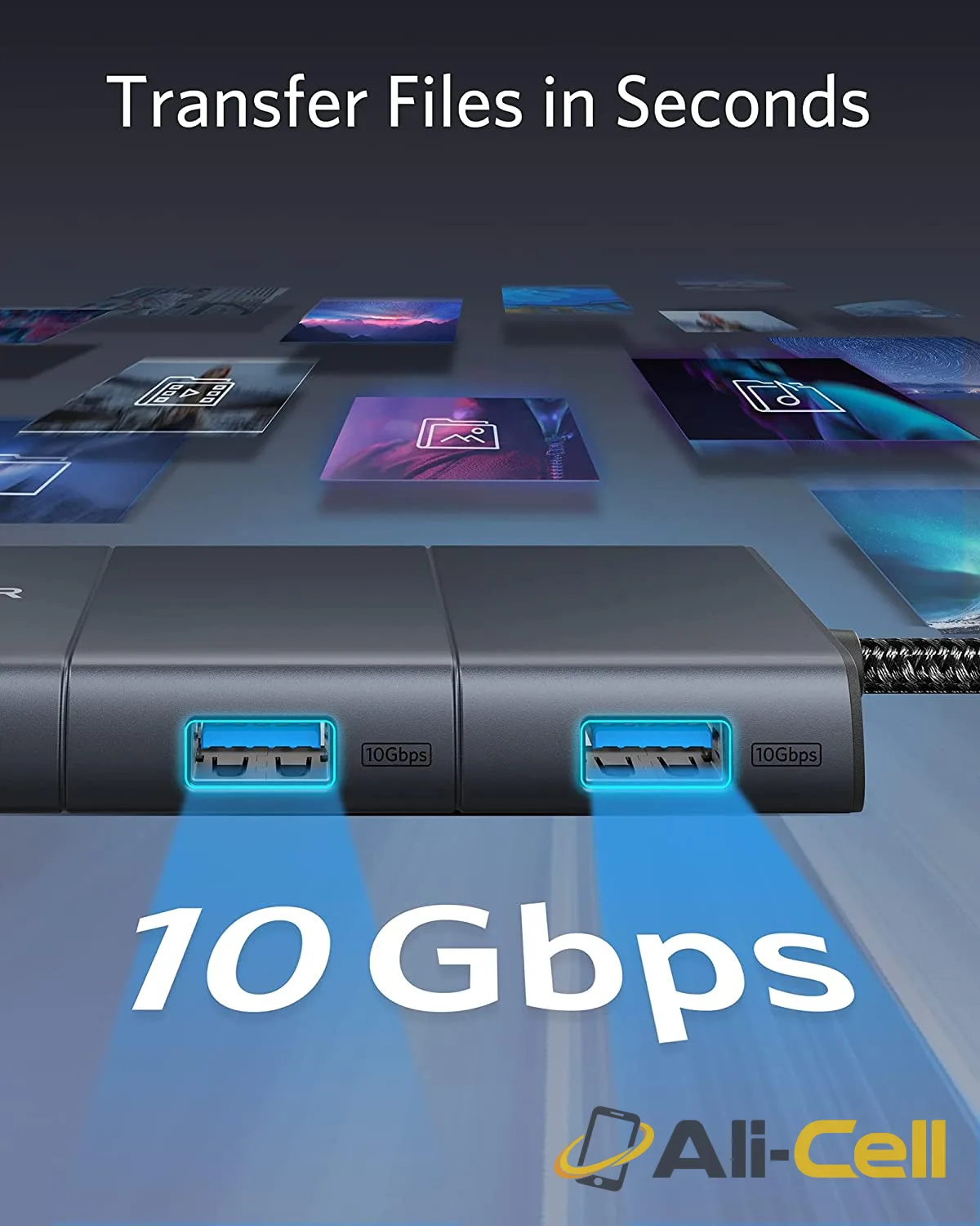 PowerExpand 6-in-1 USB-C PD 10Gbps Data Hub — 3