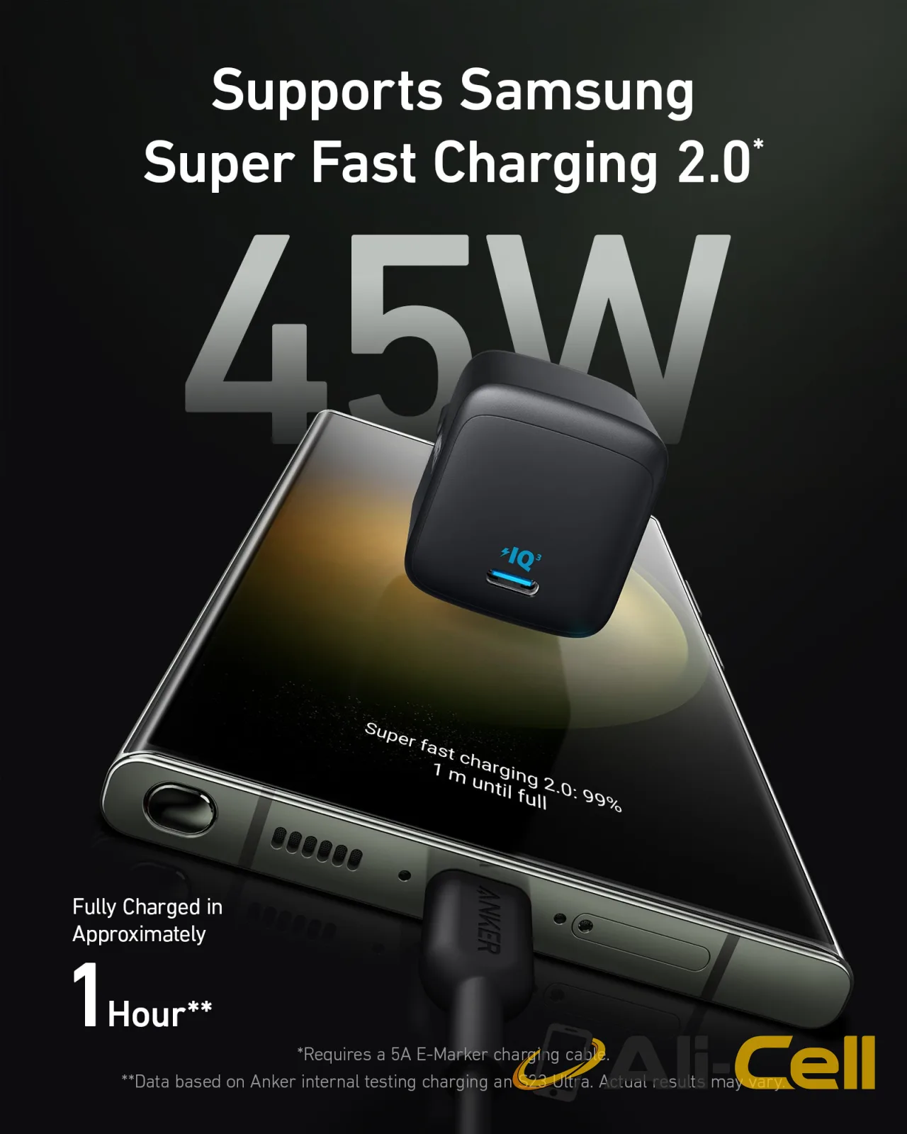 Anker 313 Charger (Ace, 45W) — 2