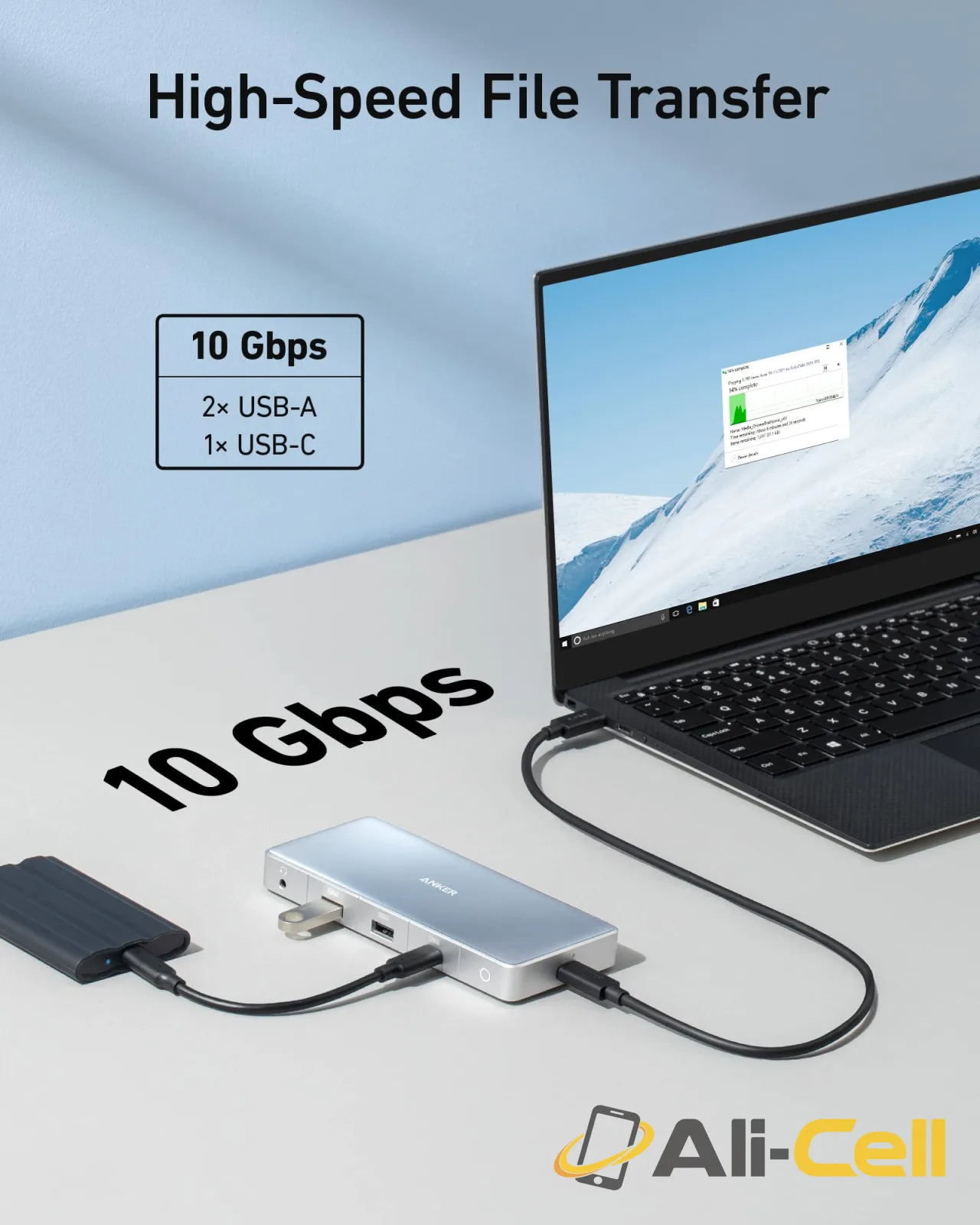 Anker 575 USB-C Hub (12-in-1, Dual HDMI, DP) — 6