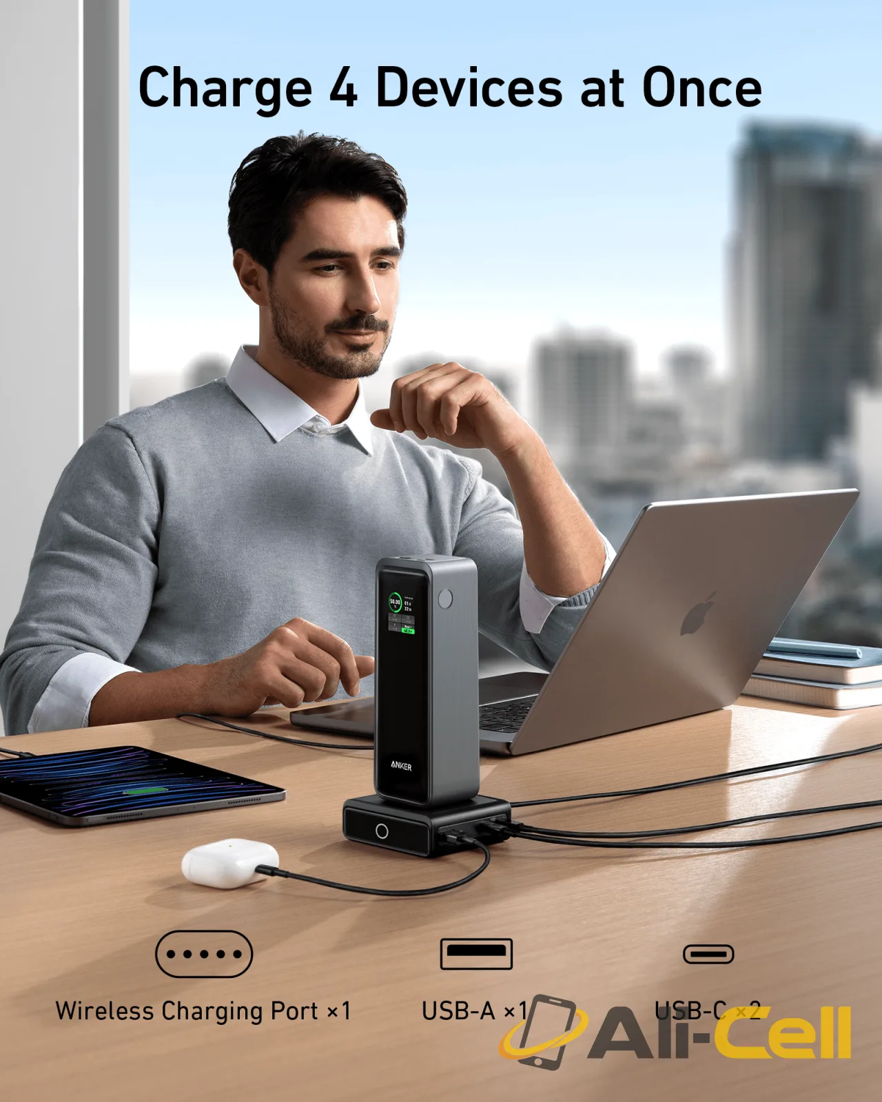 Anker 100W Charging Base for Anker Prime Power Bank — 5