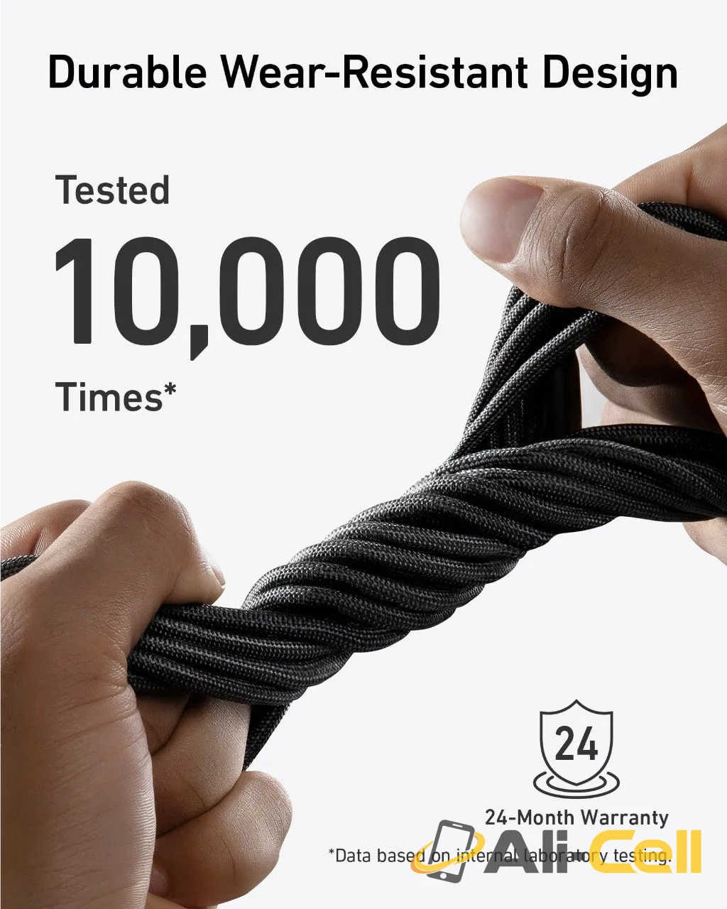Anker 543 USB-C to USB-C Cable (3 ft / 6 ft Bio-Braided) (3ft / Buds Green) — 5