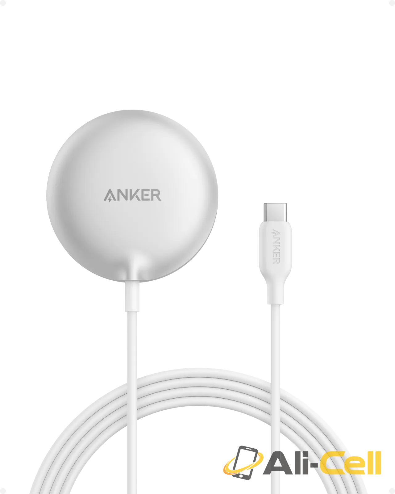 Anker MagGo Wireless Charger (Pad) (Shell White)