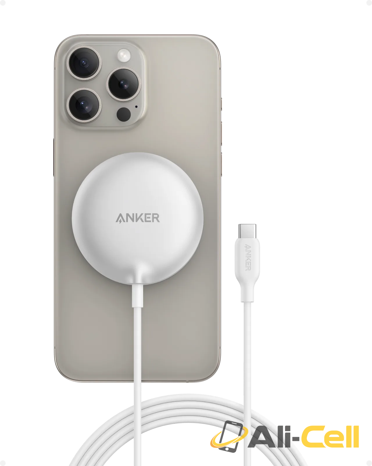 Anker MagGo Wireless Charger (Pad) (Black Stone) — 3