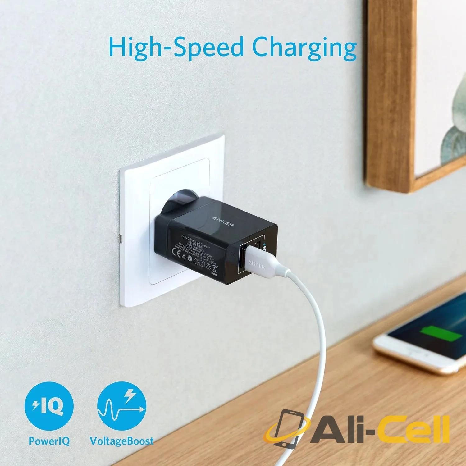 Anker 24W 2-Port USB Wall Charger — 3