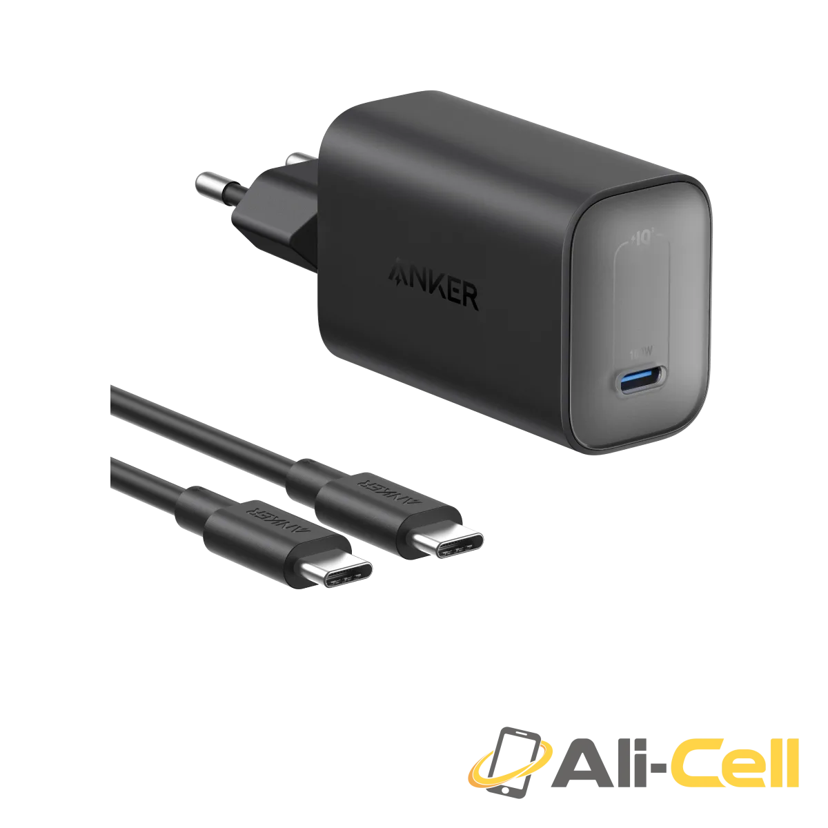 Anker Nano Charger (100W) with USB-C Cable (White) — 6