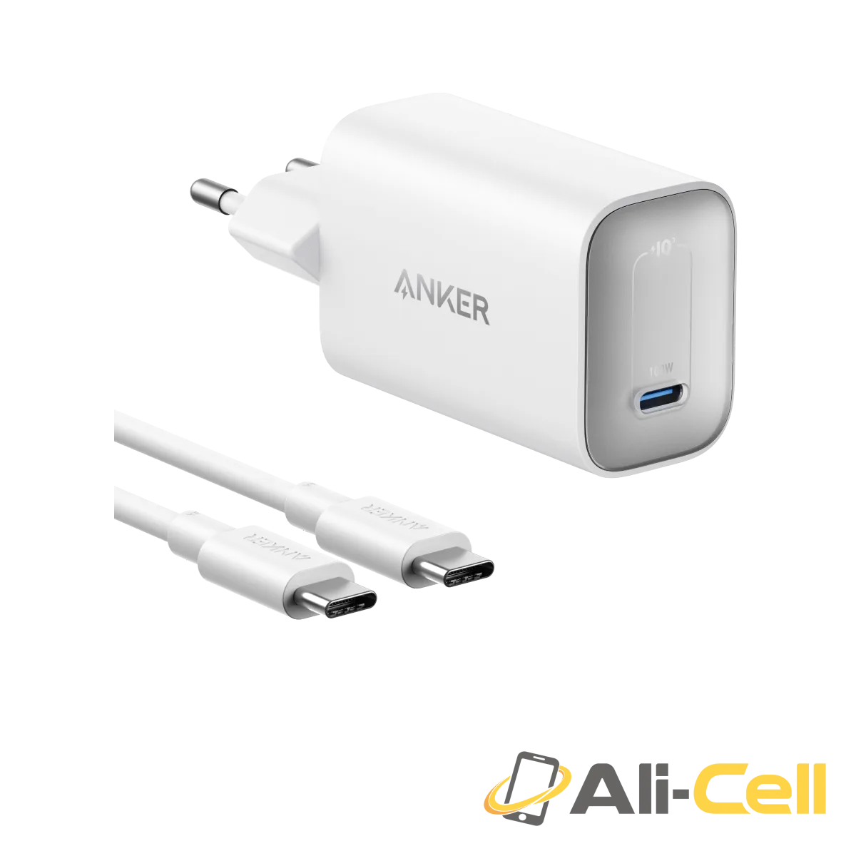 Anker Nano Charger (100W) with USB-C Cable (Black) — 2