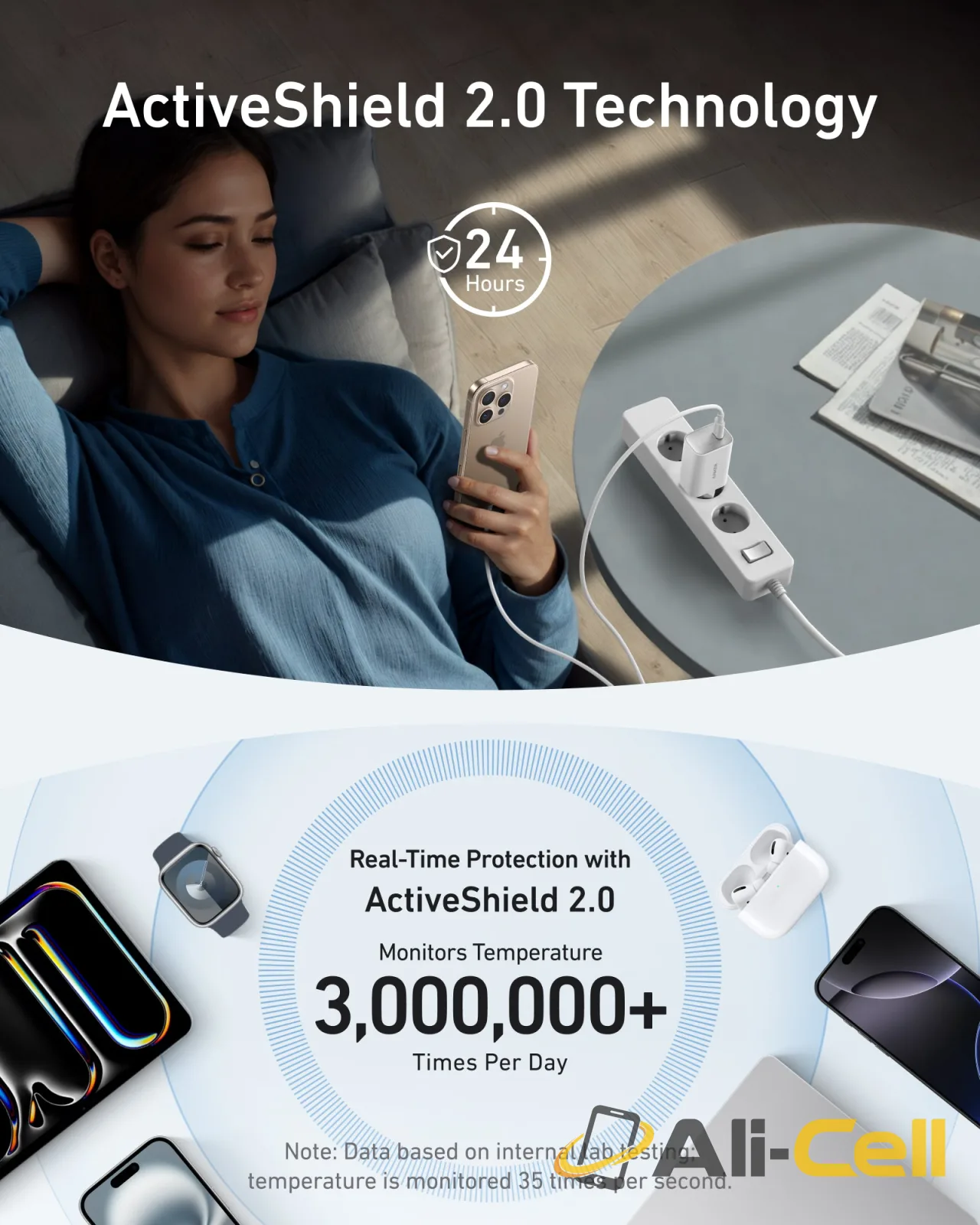 Anker Nano Charger (100W) with USB-C Cable (Black) — 8