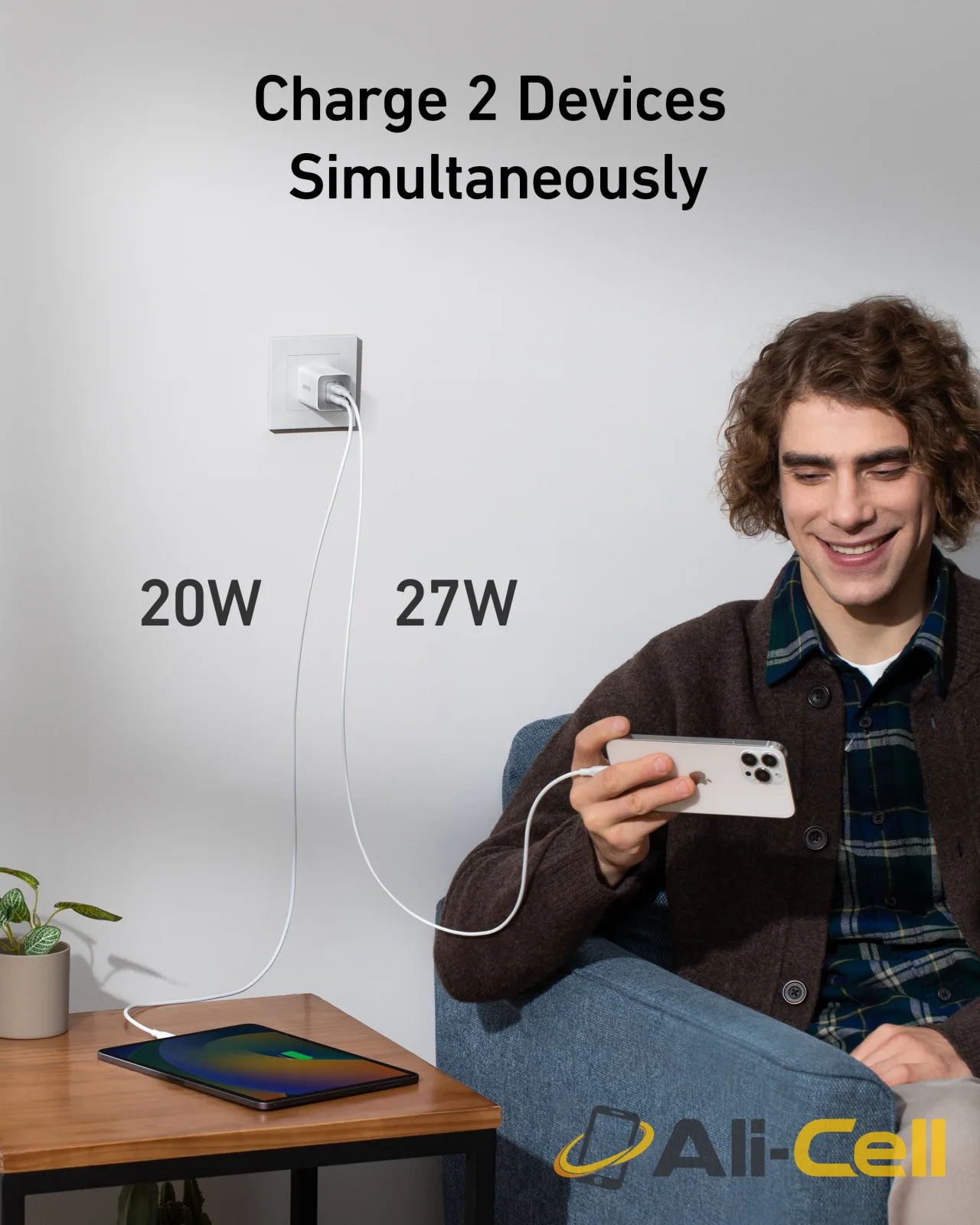 Anker 523 Charger (Nano 3, 47W) (White) — 7