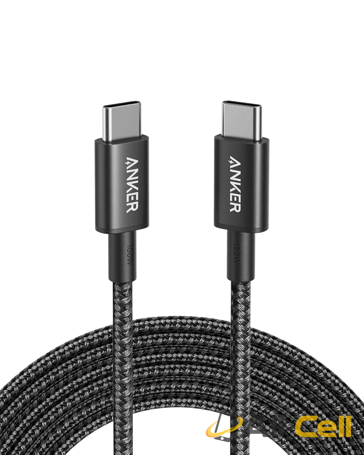 USB-C to USB-C Cable (10ft, Braided, 100W) (Red) — 2