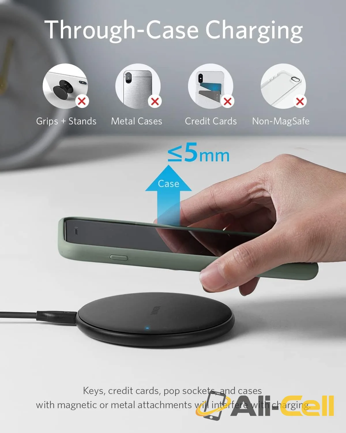 Anker 313 Wireless Charger (Pad) (White) — 6