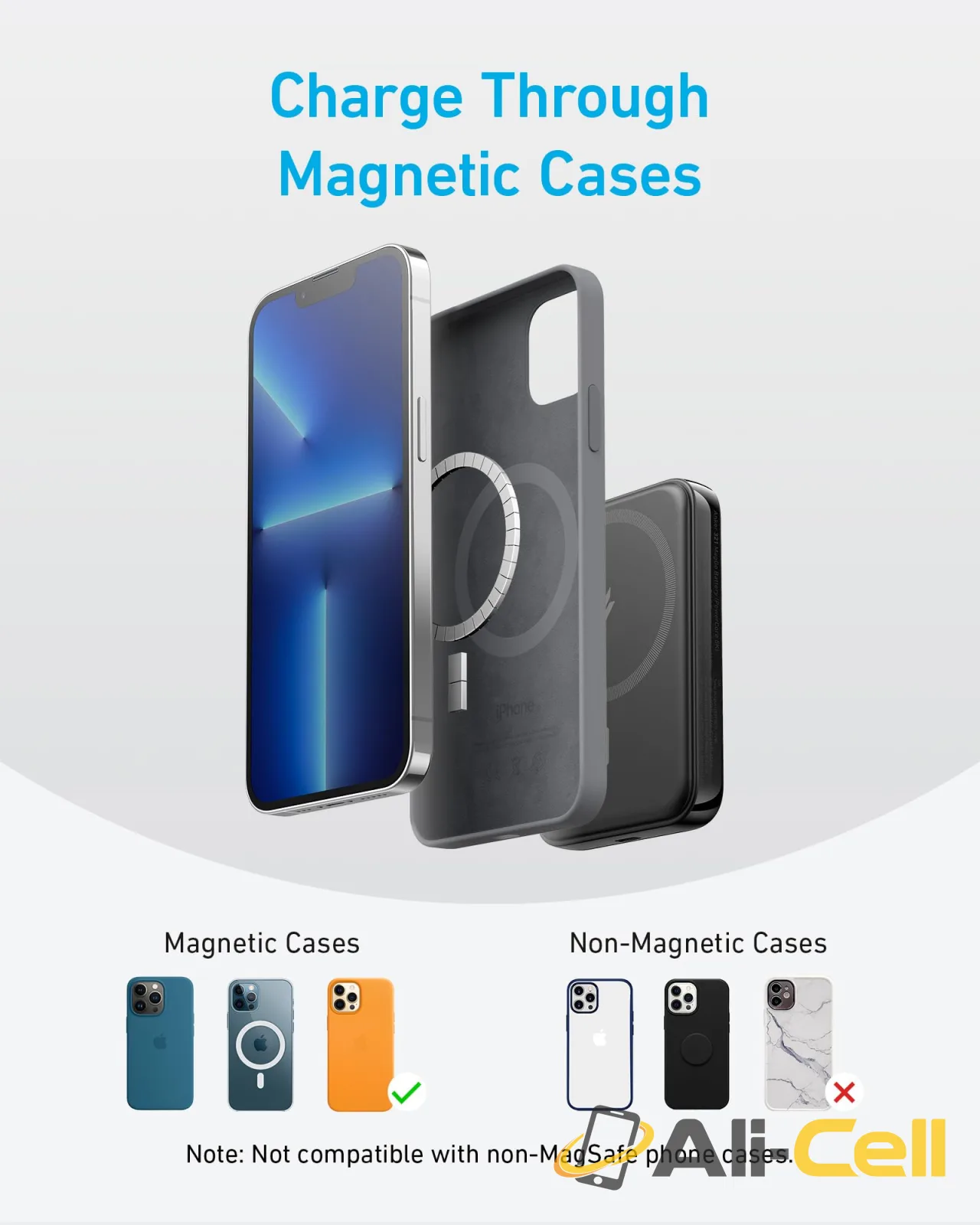 Anker 321 MagGo Battery (PowerCore 5K) (Shell White) — 6