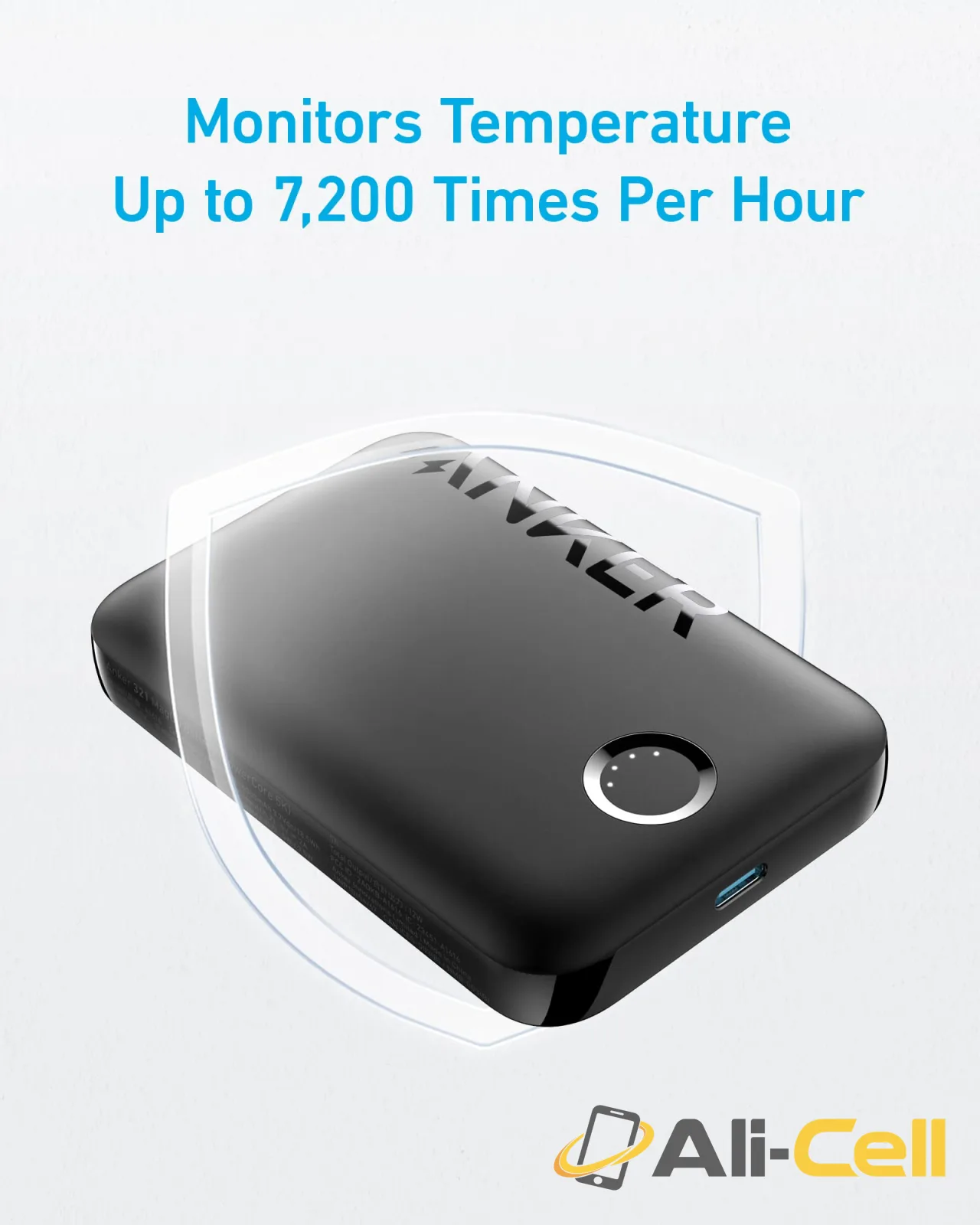 Anker 321 MagGo Battery (PowerCore 5K) (Shell White) — 7