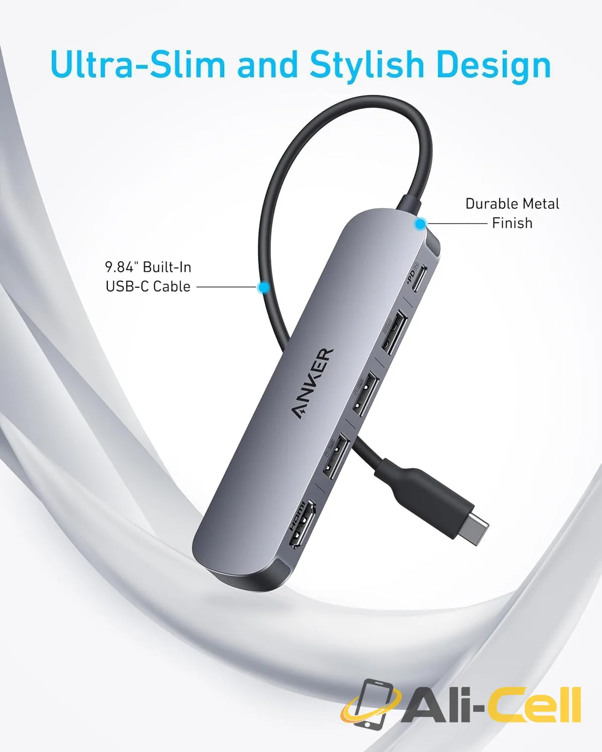 Anker USB-C Hub (5-in-1, 4K HDMI) — 6