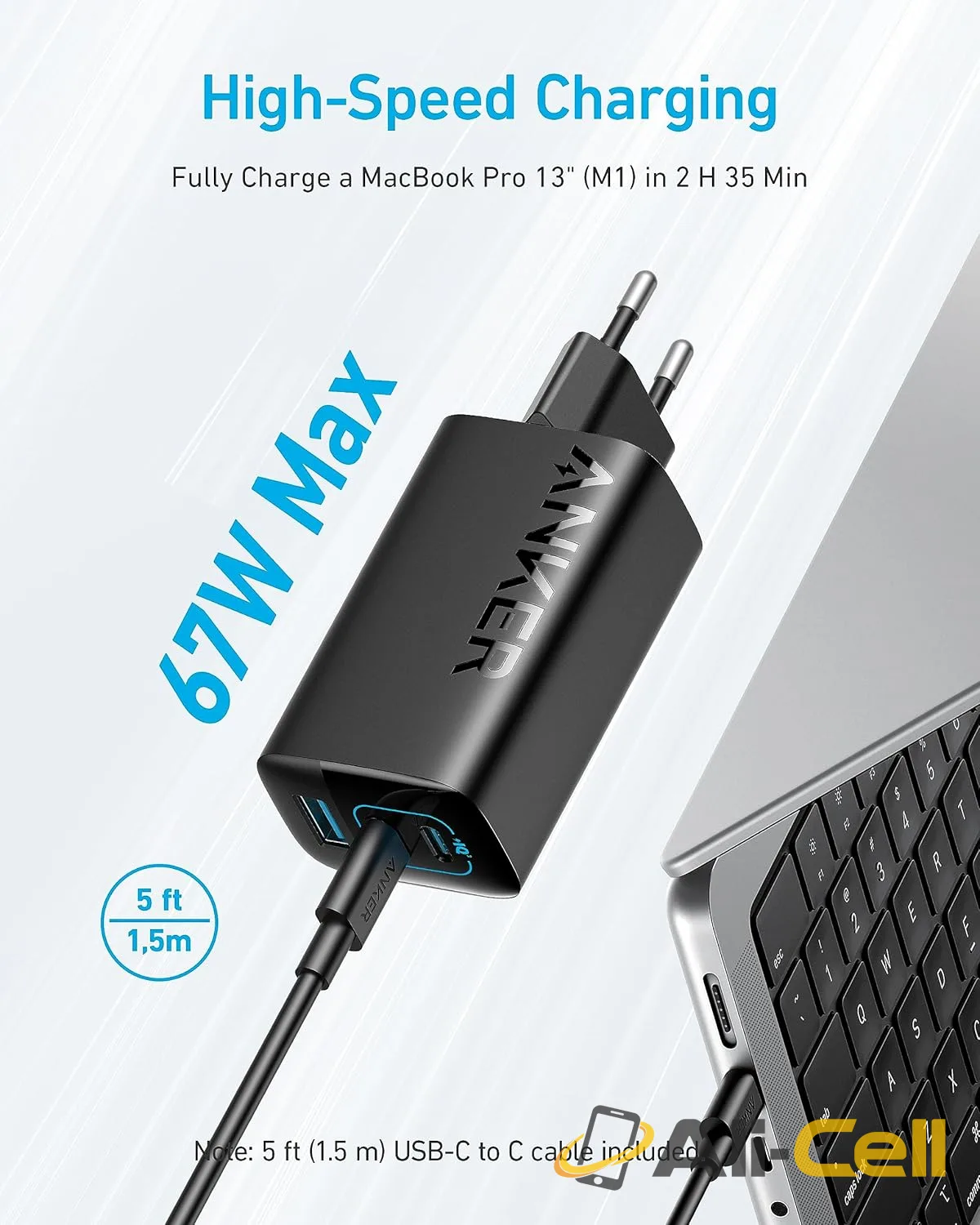 Anker 335 Charger (67W) — 2
