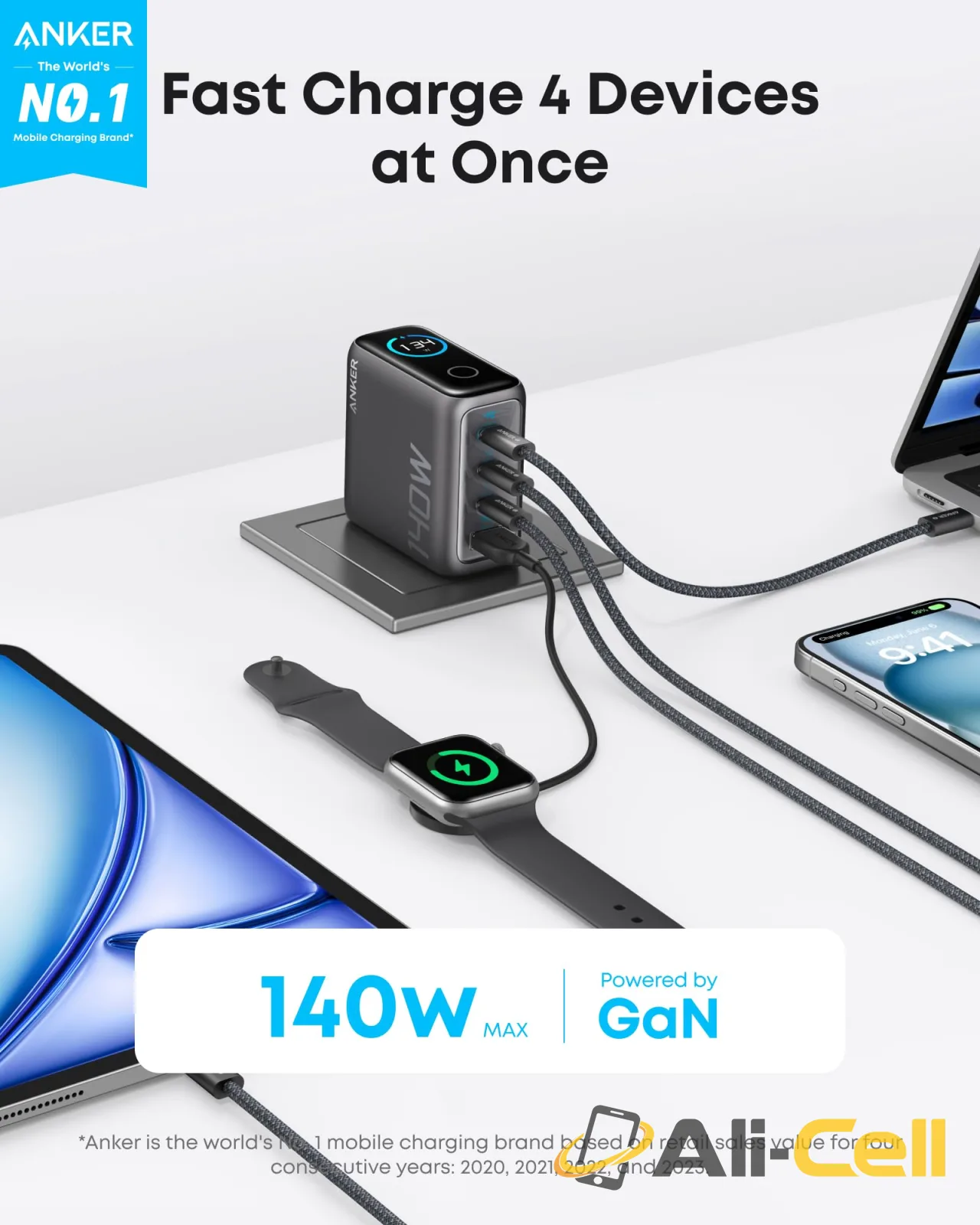 Anker Laptop Power Bank and Anker Laptop Charger (Silver) — 7