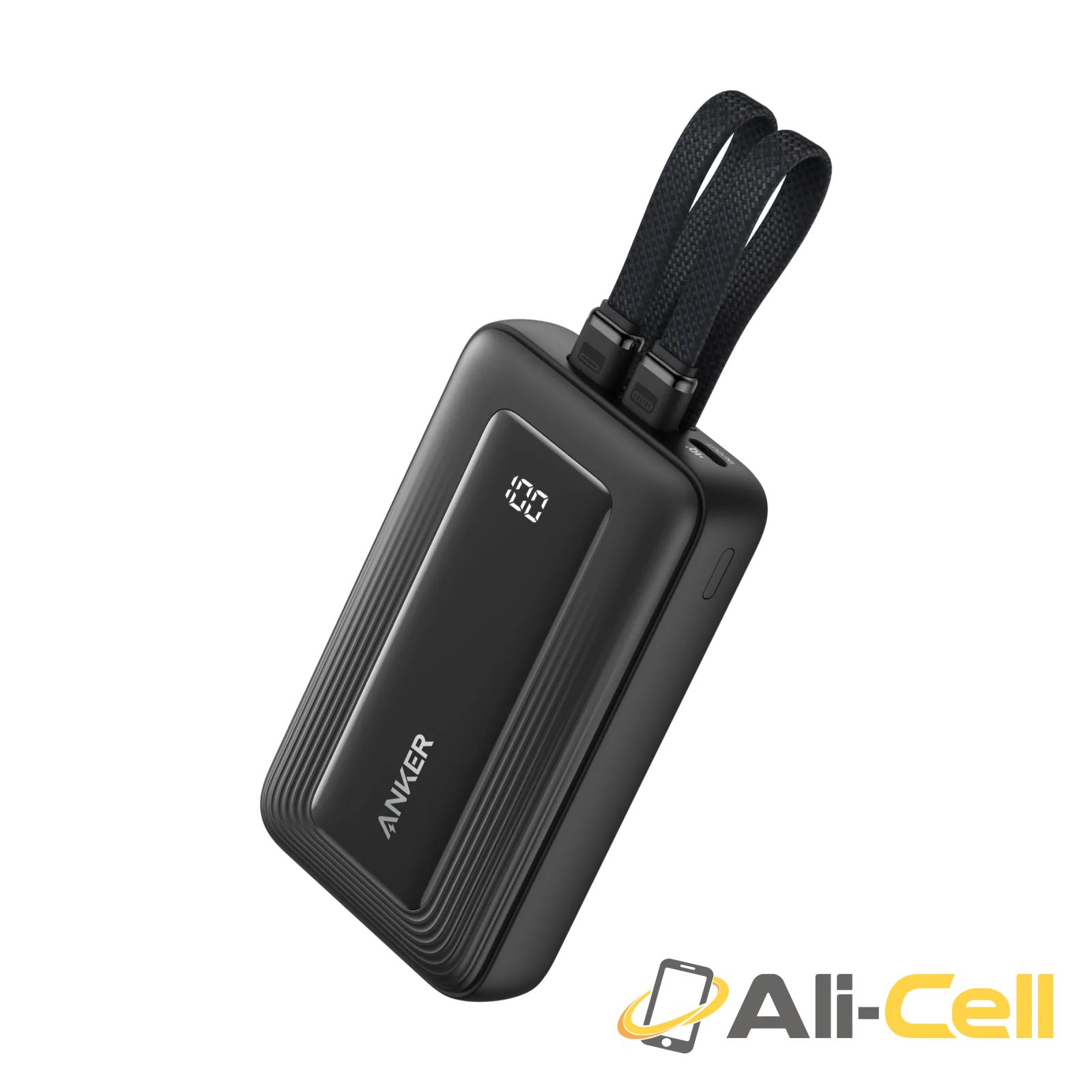 Anker Zolo Power Bank (10K,35W,Built-In Dual USB-C Cables)