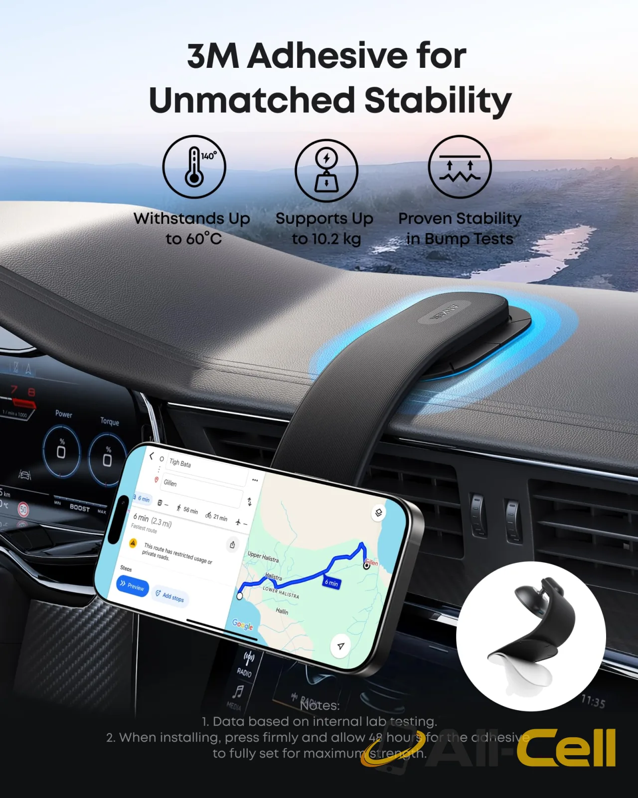 Anker Nano Car Mount (Magnetic, Detachable Pad) — 3