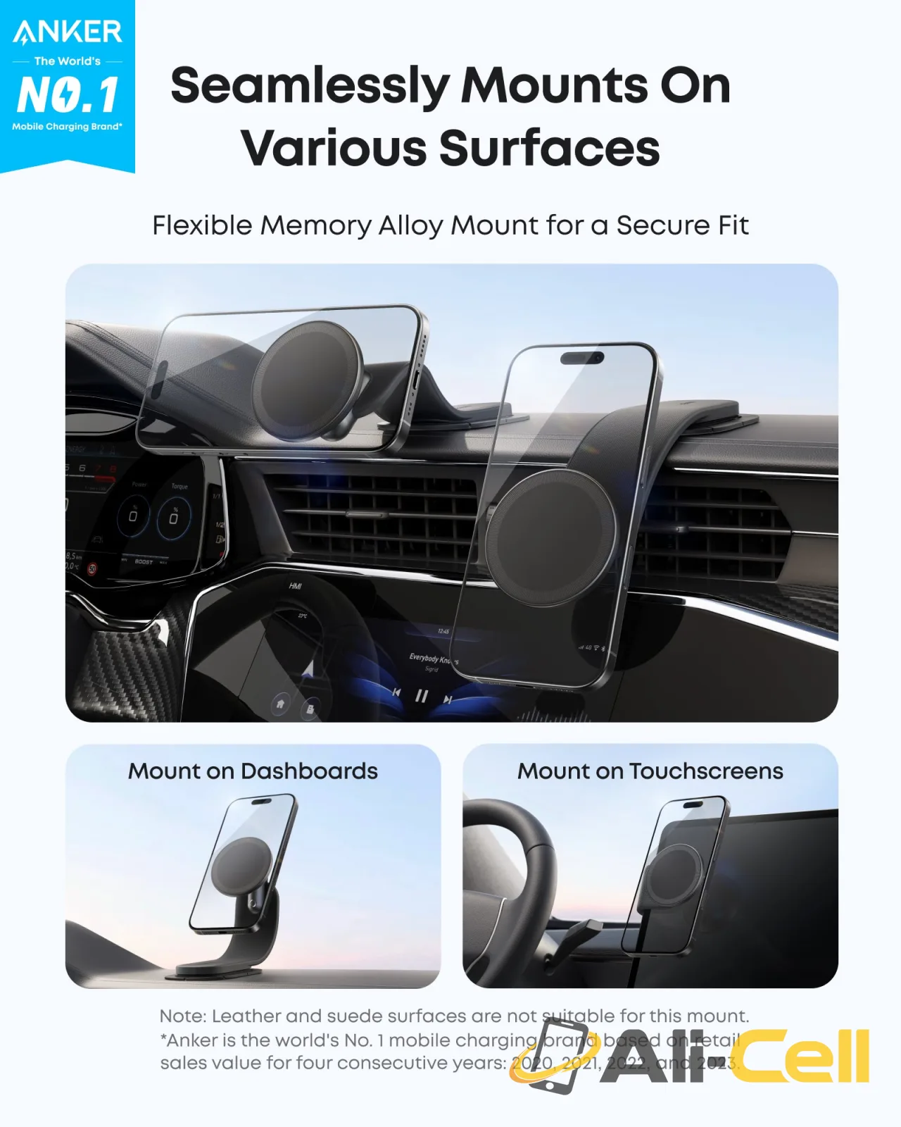 Anker Nano Car Mount (Magnetic, Detachable Pad) — 8