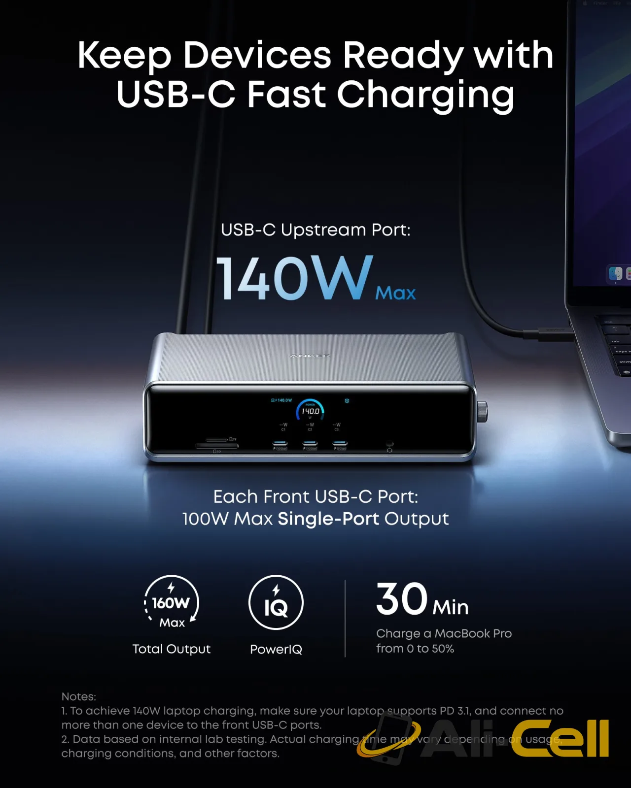 Anker Prime Docking Station (14-in-1, Triple Display, DisplayLink) with DL7400 — 4
