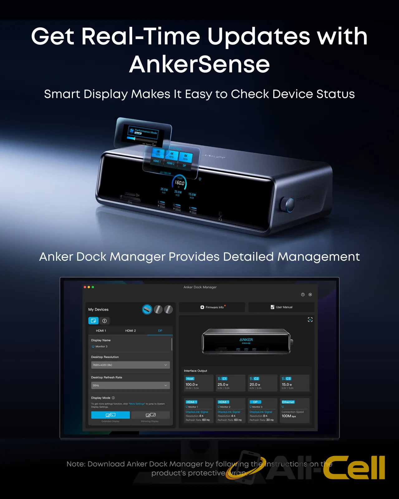 Anker Prime Docking Station (14-in-1, Triple Display, DisplayLink) with DL7400 — 5