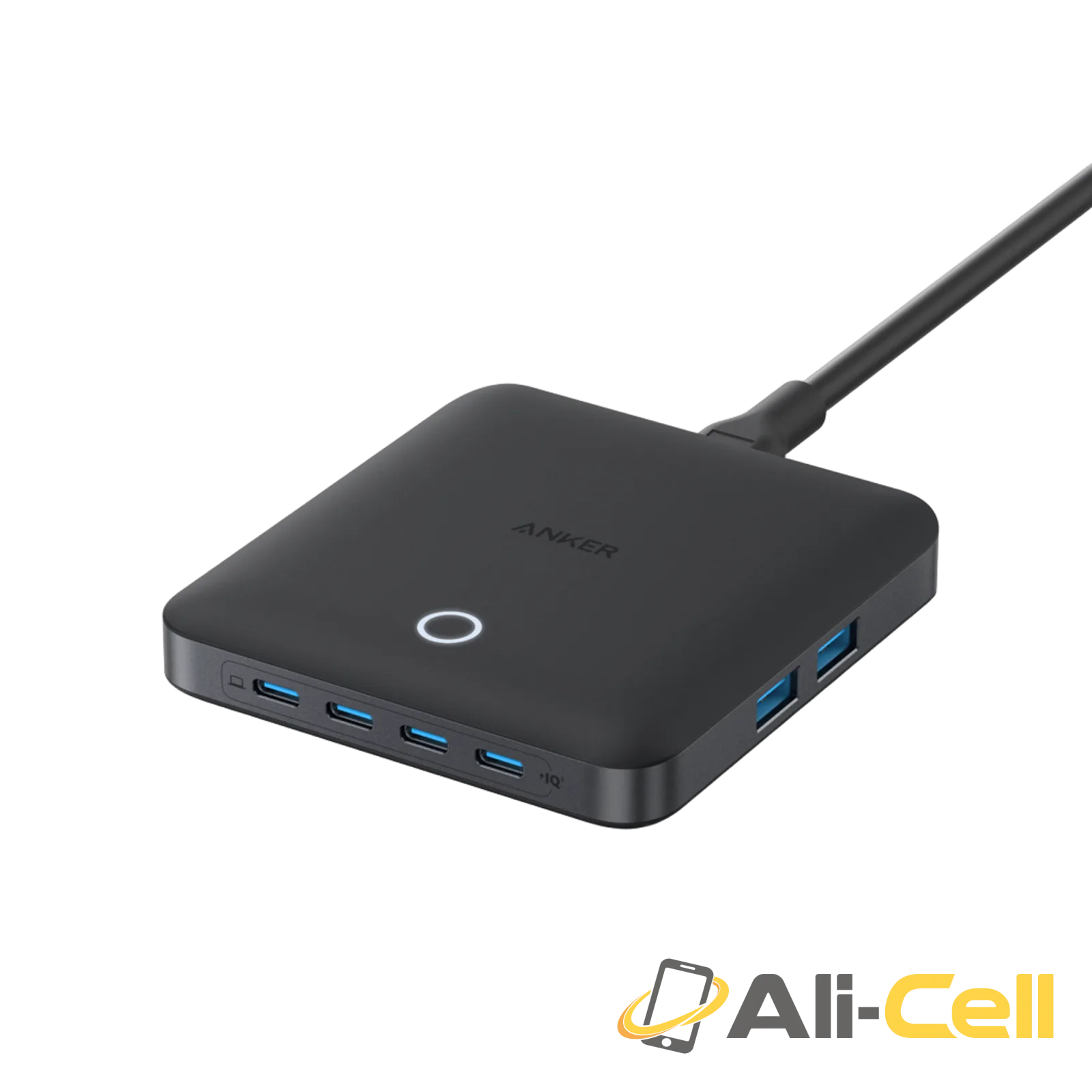 Anker Nano Charger (130W, 6 Ports) (Black)