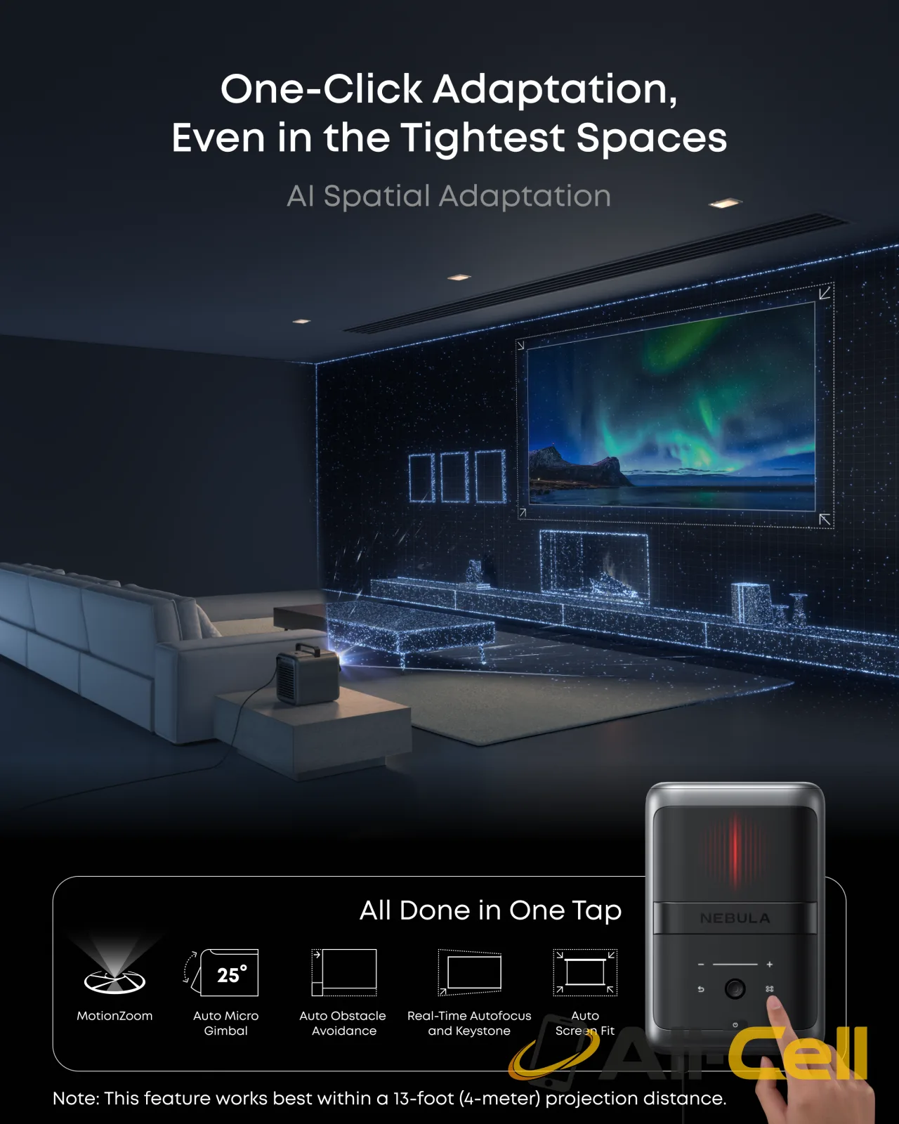 NEBULA X1 | 4K Triple Laser Projector with Dolby Audio — 2