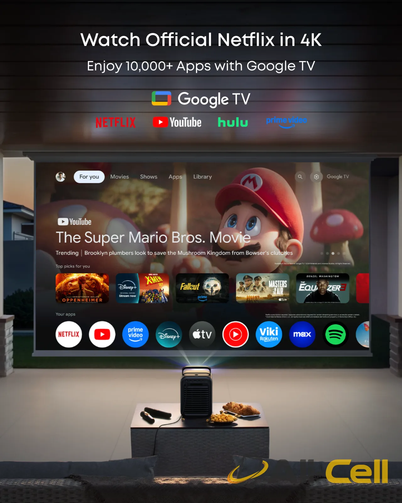 NEBULA X1 | 4K Triple Laser Projector with Dolby Audio — 3